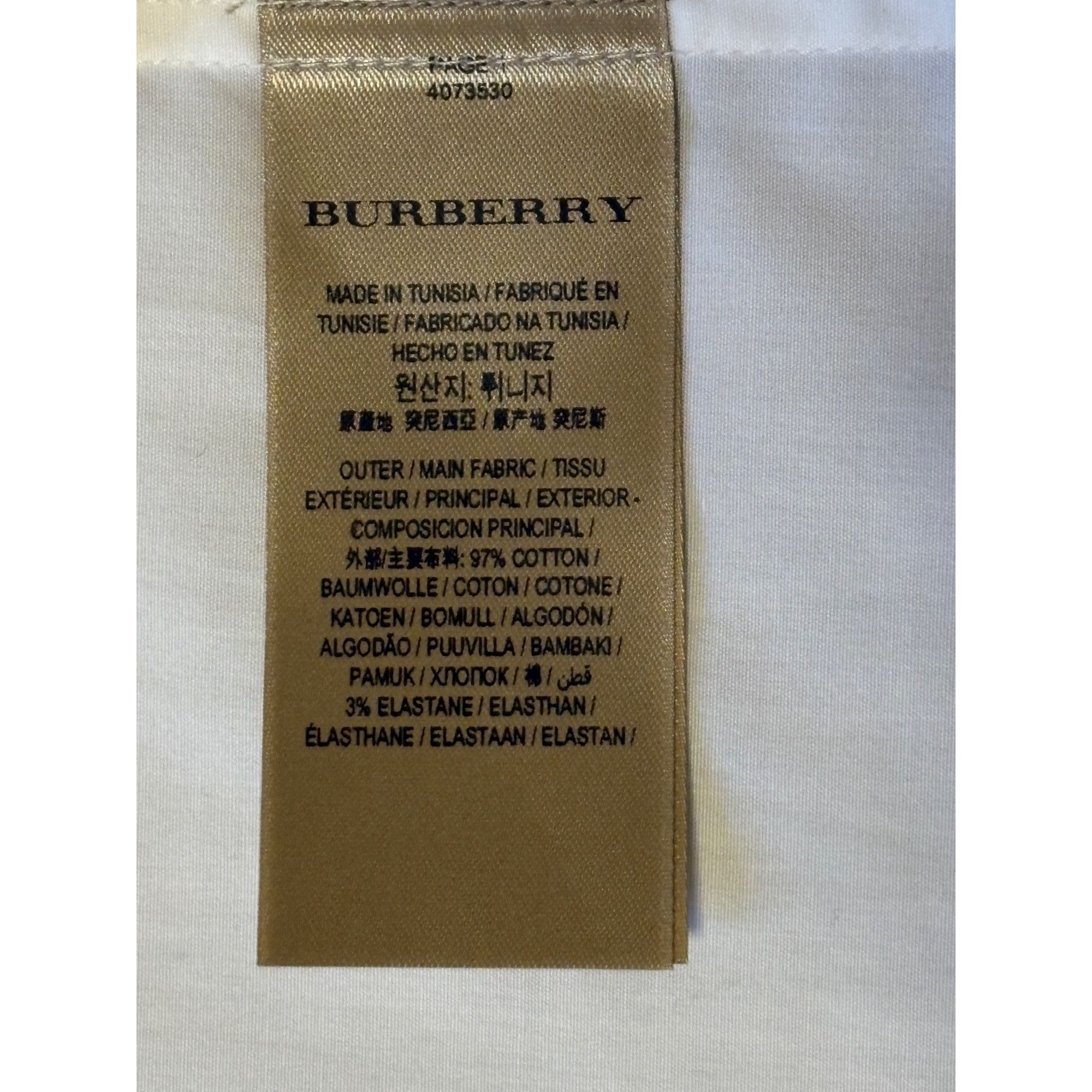 Burberry NWT Burberry London 12 UK 14 Uniform White Tuxedo Shirt Blou Size XL / US 12-14 / IT 48-50 - 12 Thumbnail