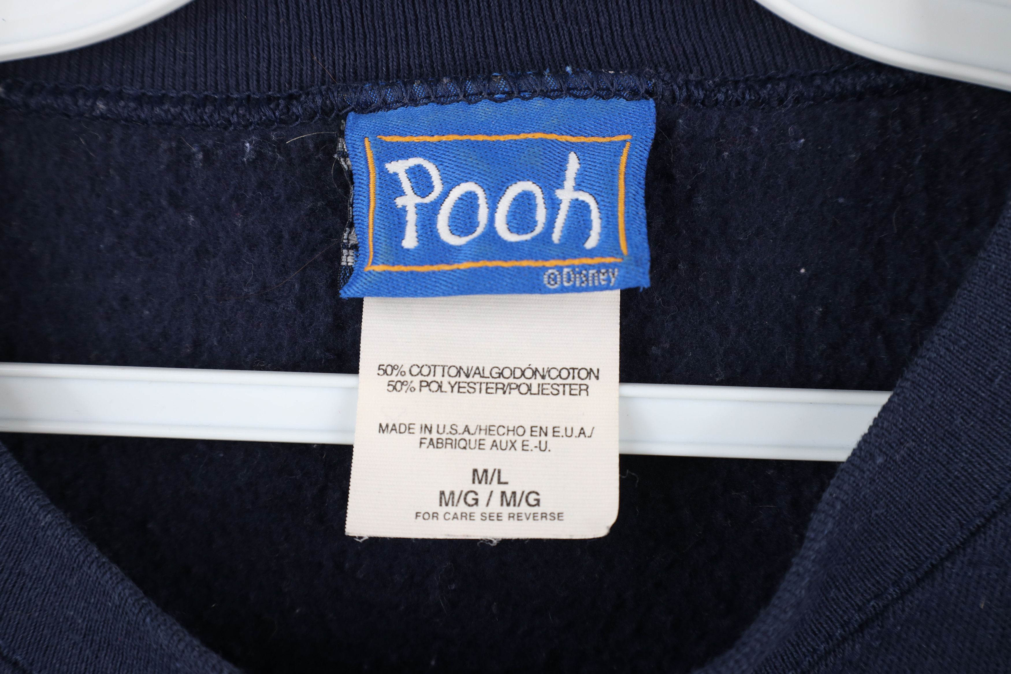 Disney × Vintage Vintage 90s Disney Winnie the Pooh Christmas Sweatshirt Size M / US 6-8 / IT 42-44 - 6 Thumbnail
