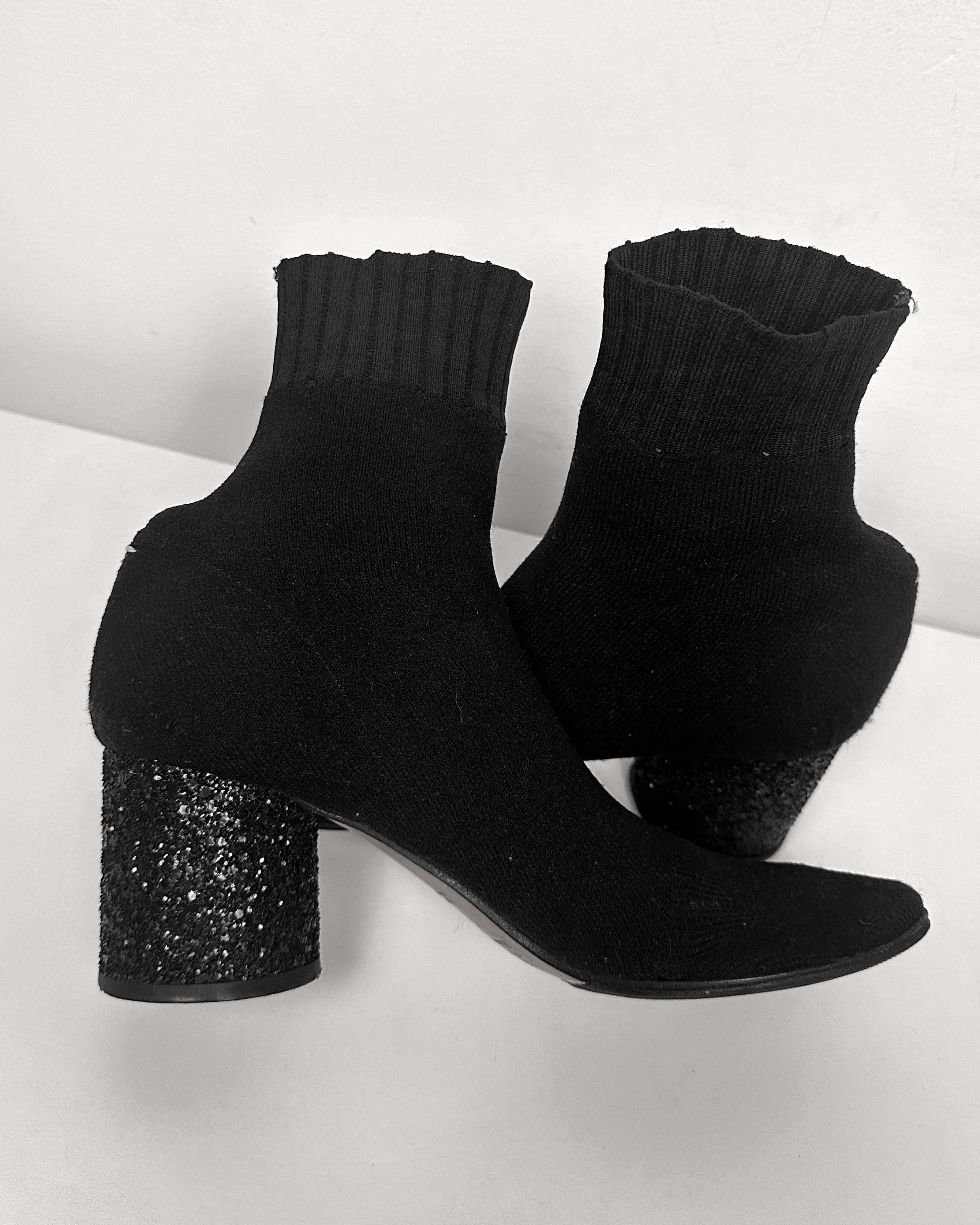 Maison Margiela Maison Margiela Sock Glitter Heel Tabi Boots Size US 9 / IT 39 - 7 Thumbnail