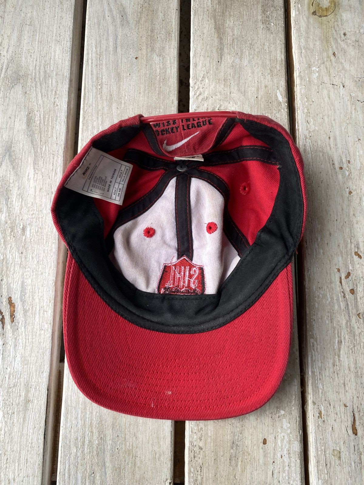 NHL × Nike × Vintage NHL SIHL Nike Swiss hockey league cap hat Size ONE SIZE - 7 Thumbnail