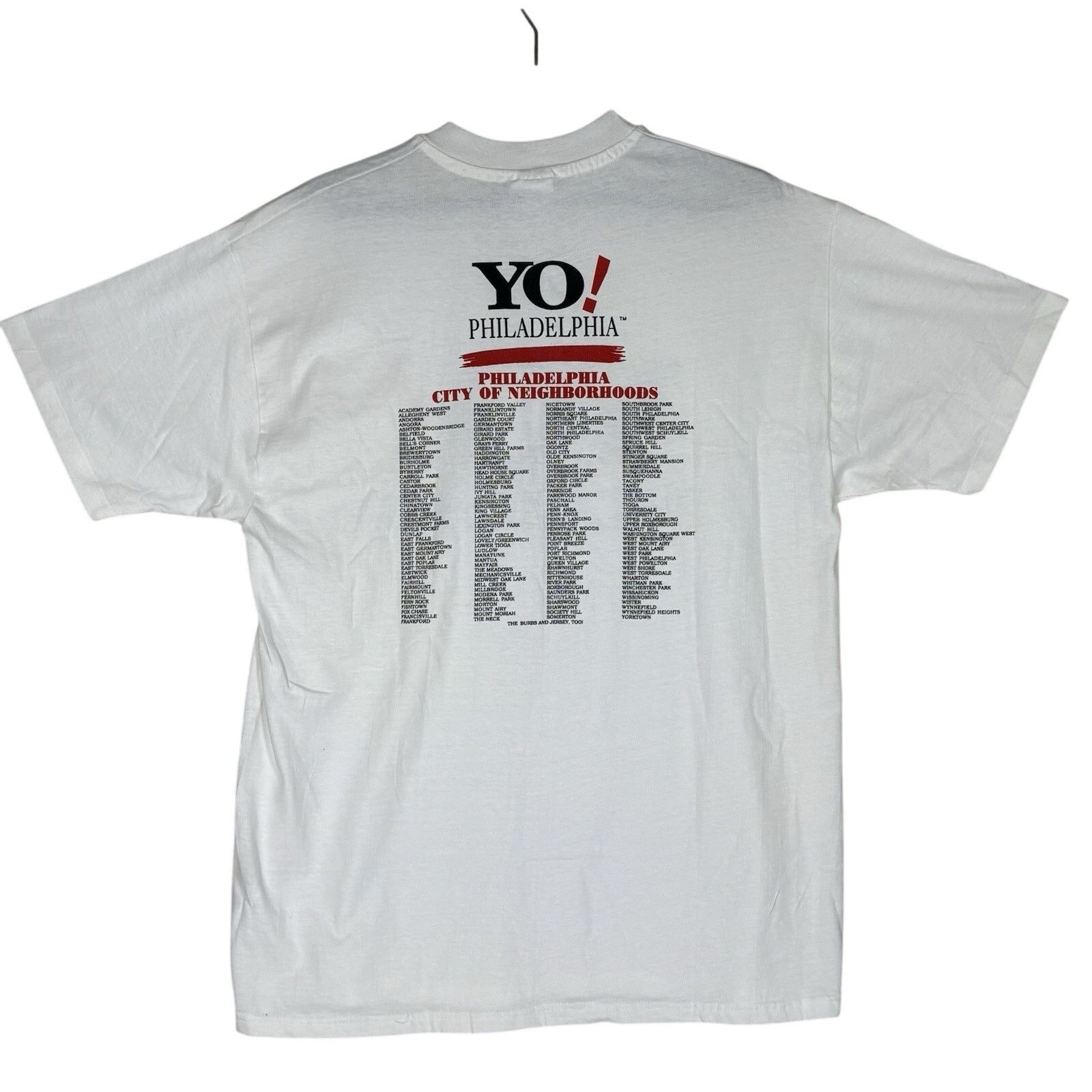 Hanes Yo Philadelphia City Of Neighborhoods T-shirt Men XL Size US XL / EU 56 / 4 - 4 Thumbnail