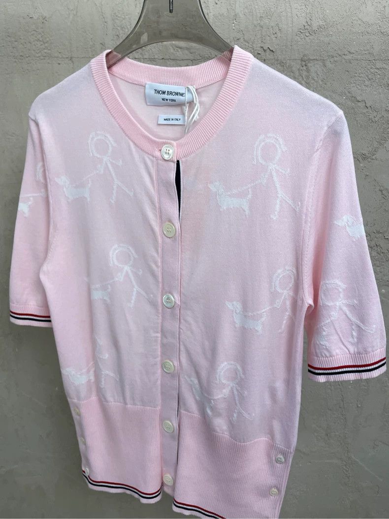 Thom Browne Thom browne Size 0 Cherry blossom pink dog walking villain Size XS / US 0-2 / IT 36-38 - 4 Thumbnail