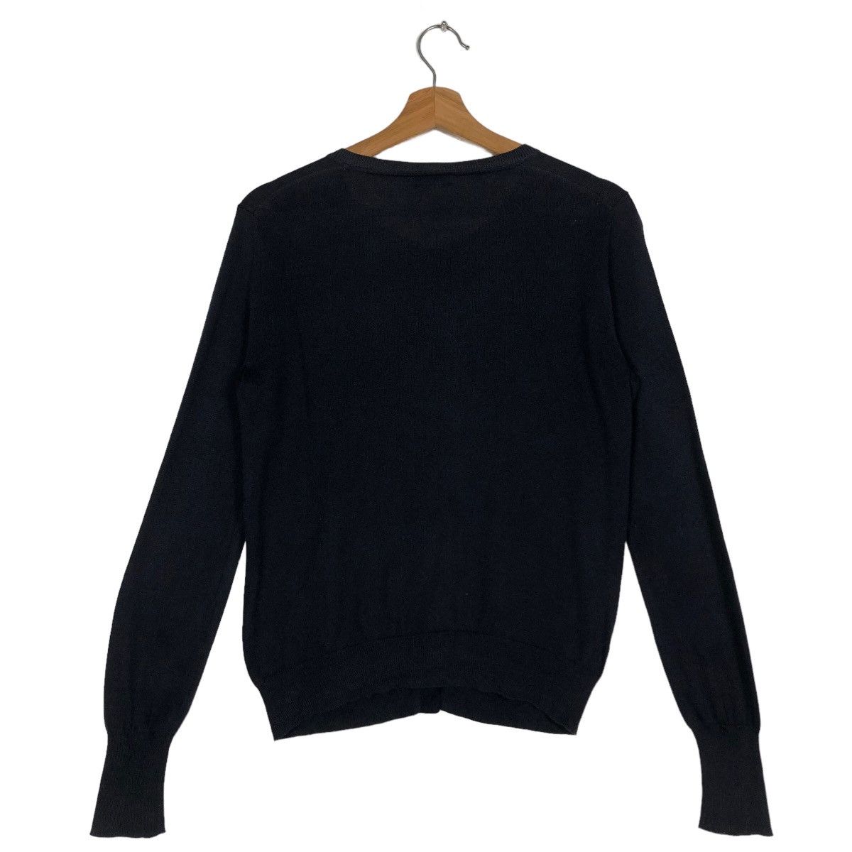 Japanese Brand 🔥Iconic Black Vintage Knit Sweatshirt Size S / US 4 / IT 40 - 7 Thumbnail