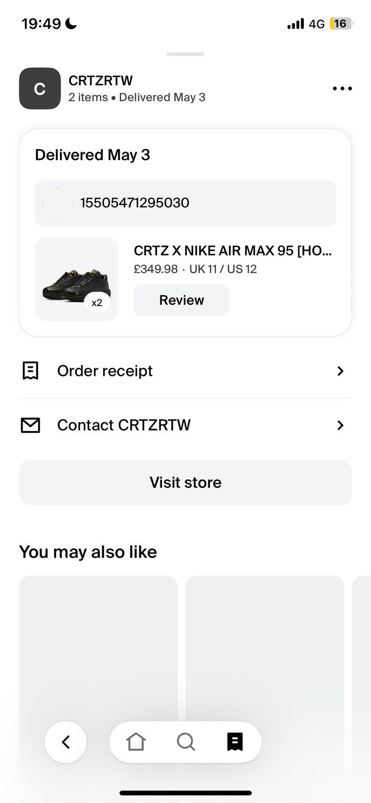Corteiz Corteiz Honey Blacks Size US 12 / EU 45 - 16 Thumbnail