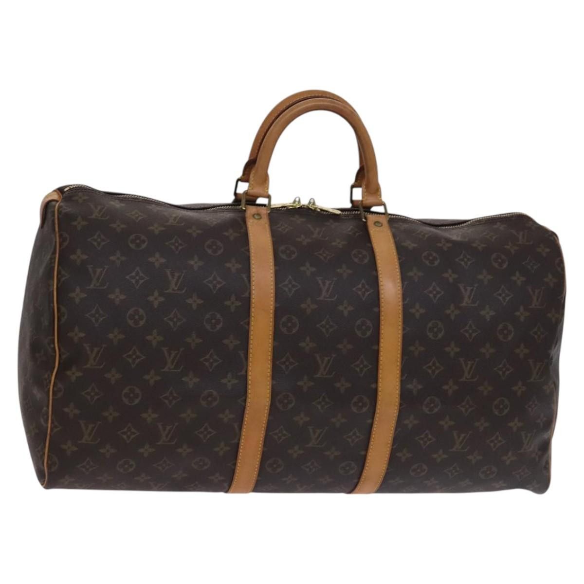 Louis Vuitton LOUIS VUITTON Monogram Keepall 55 Boston Bag M41424 Size ONE SIZE - 1 Thumbnail
