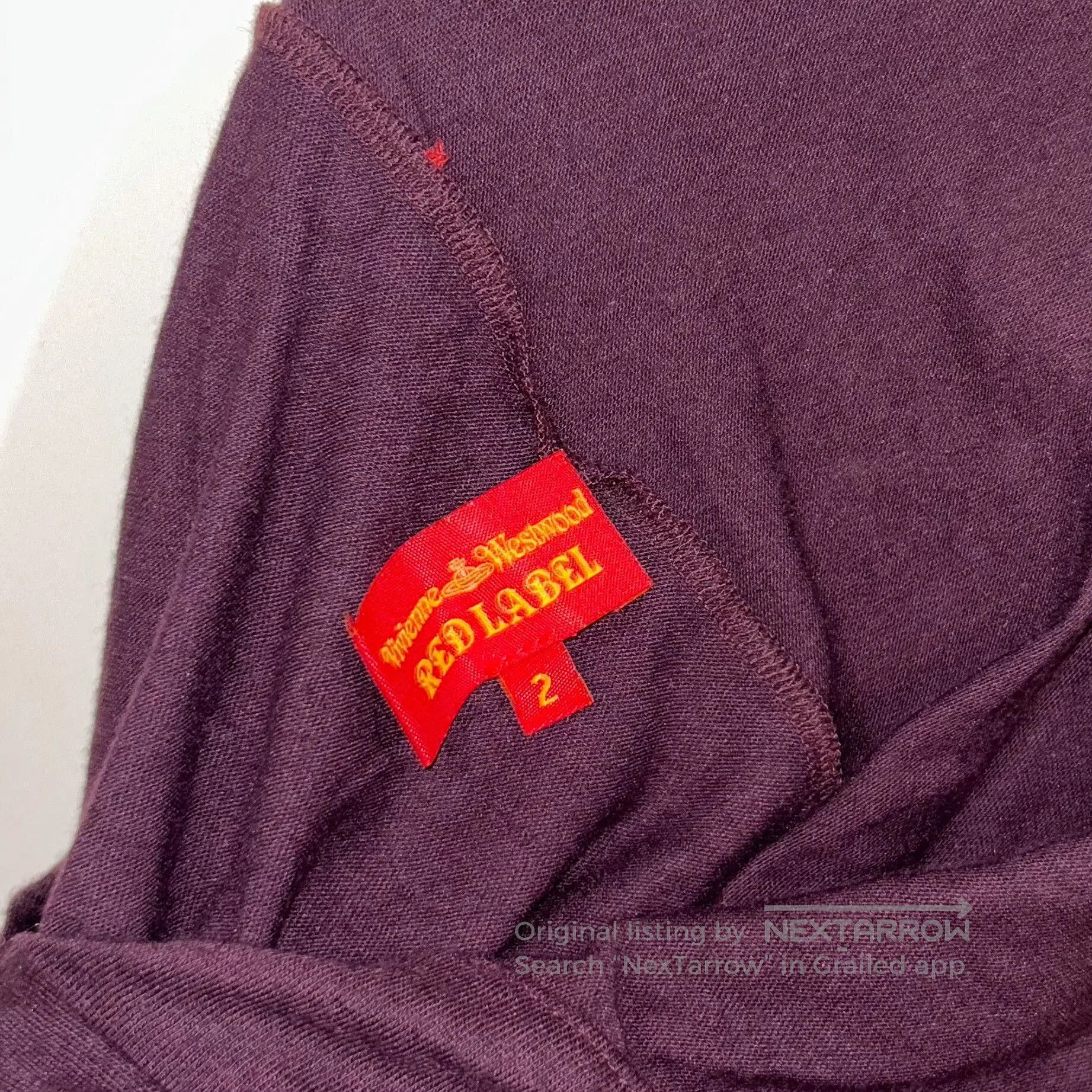 Vivienne Westwood purple irregular T. Size S / US 4 / IT 40 - 8 Thumbnail
