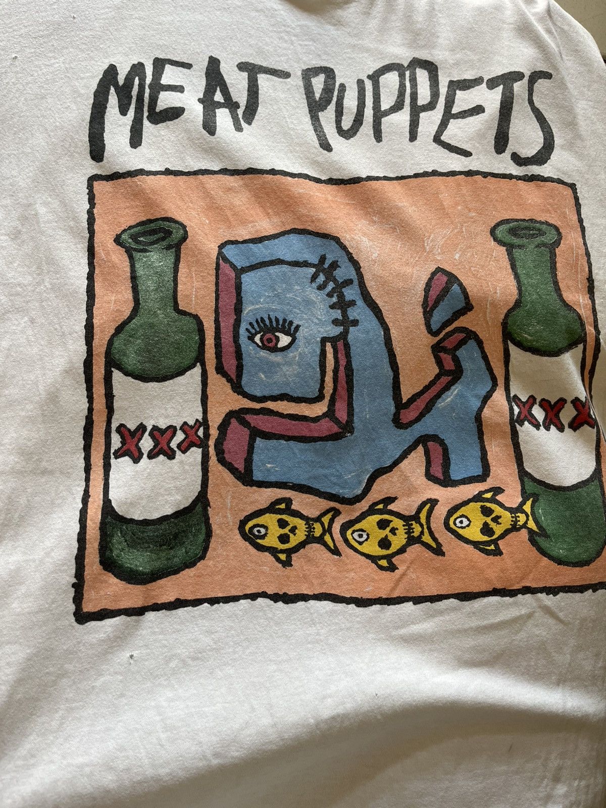 Vintage Vintage Meat Puppets 90s T-Shirt Sz. L (true vintage) Size US L / EU 52-54 / 3 - 9 Thumbnail