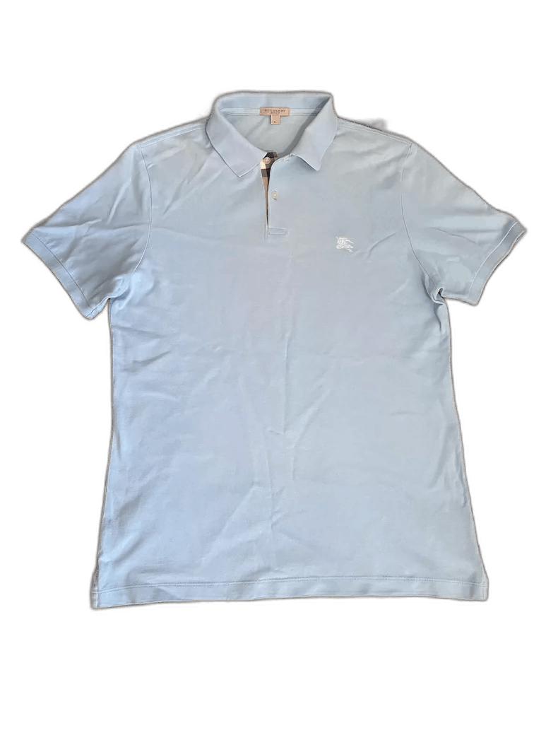 Burberry Burberry Men's Short Sleeve Polo Shirt Size US L / EU 52-54 / 3 - 1 Thumbnail