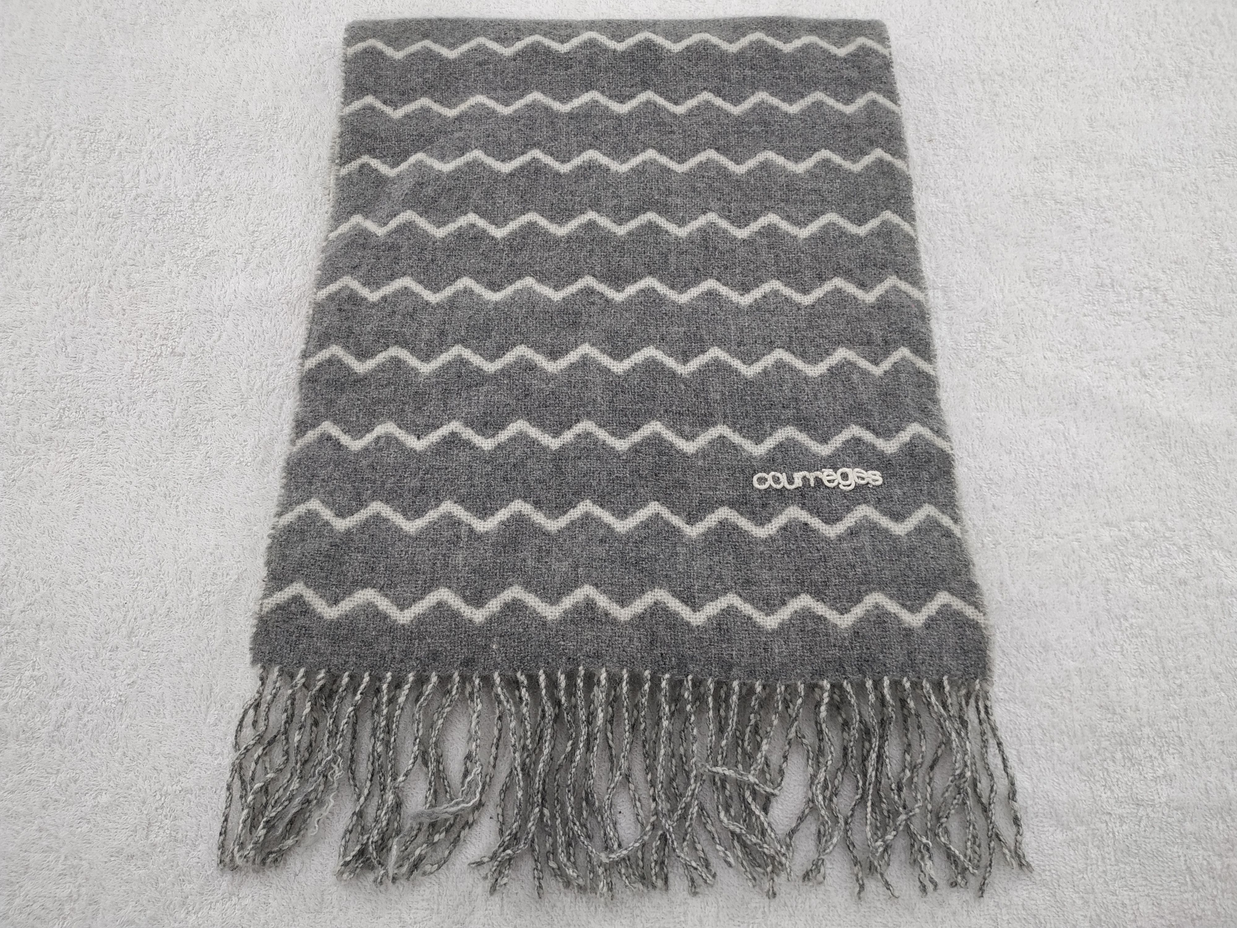 Courreges Vintage Courreges Scarf/Muffler/Neckwear MF494 Size ONE SIZE - 1 Thumbnail