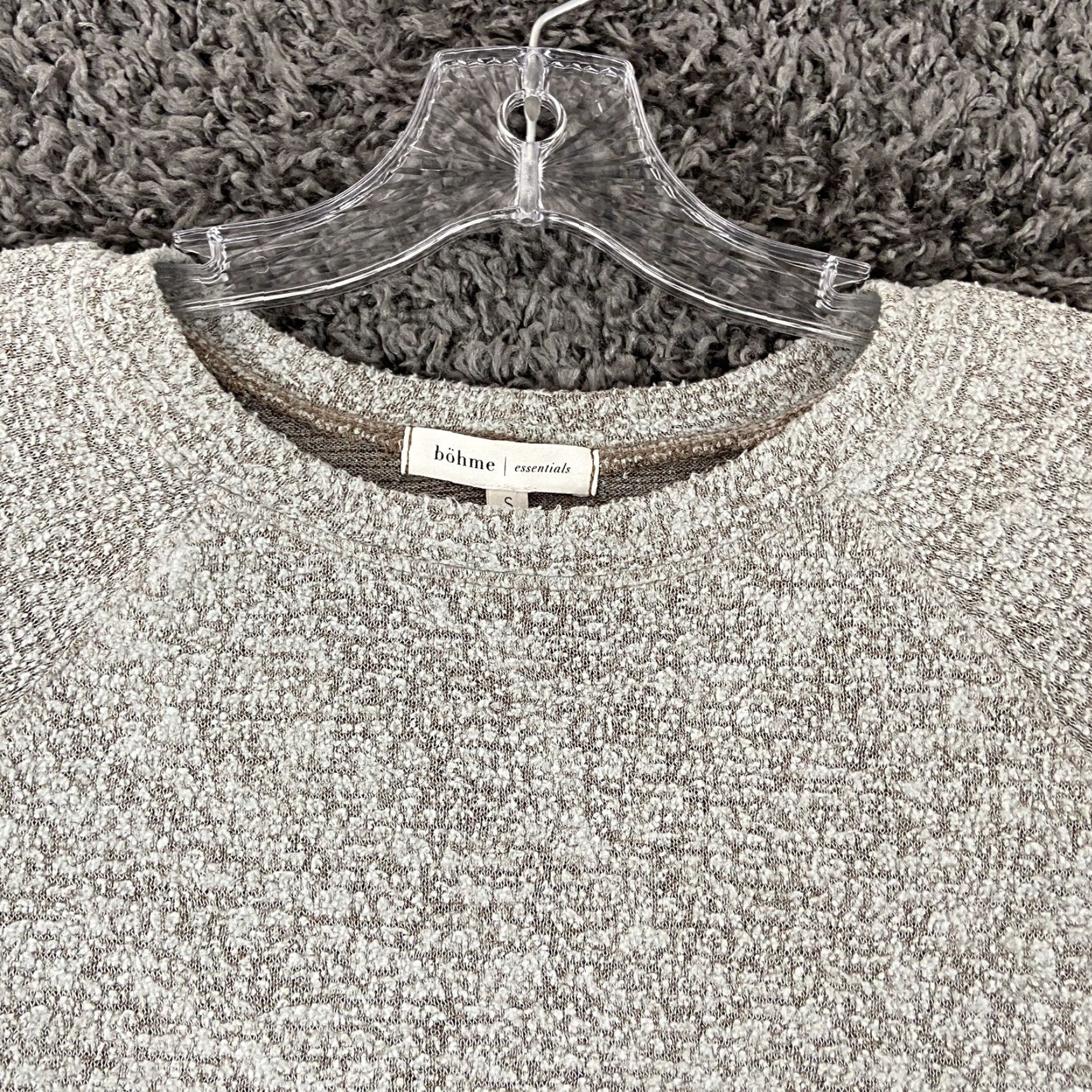 Essentials Bohme Essentials Gray Long Sleeve Blouse Womens Small Size S / US 4 / IT 40 - 5 Thumbnail