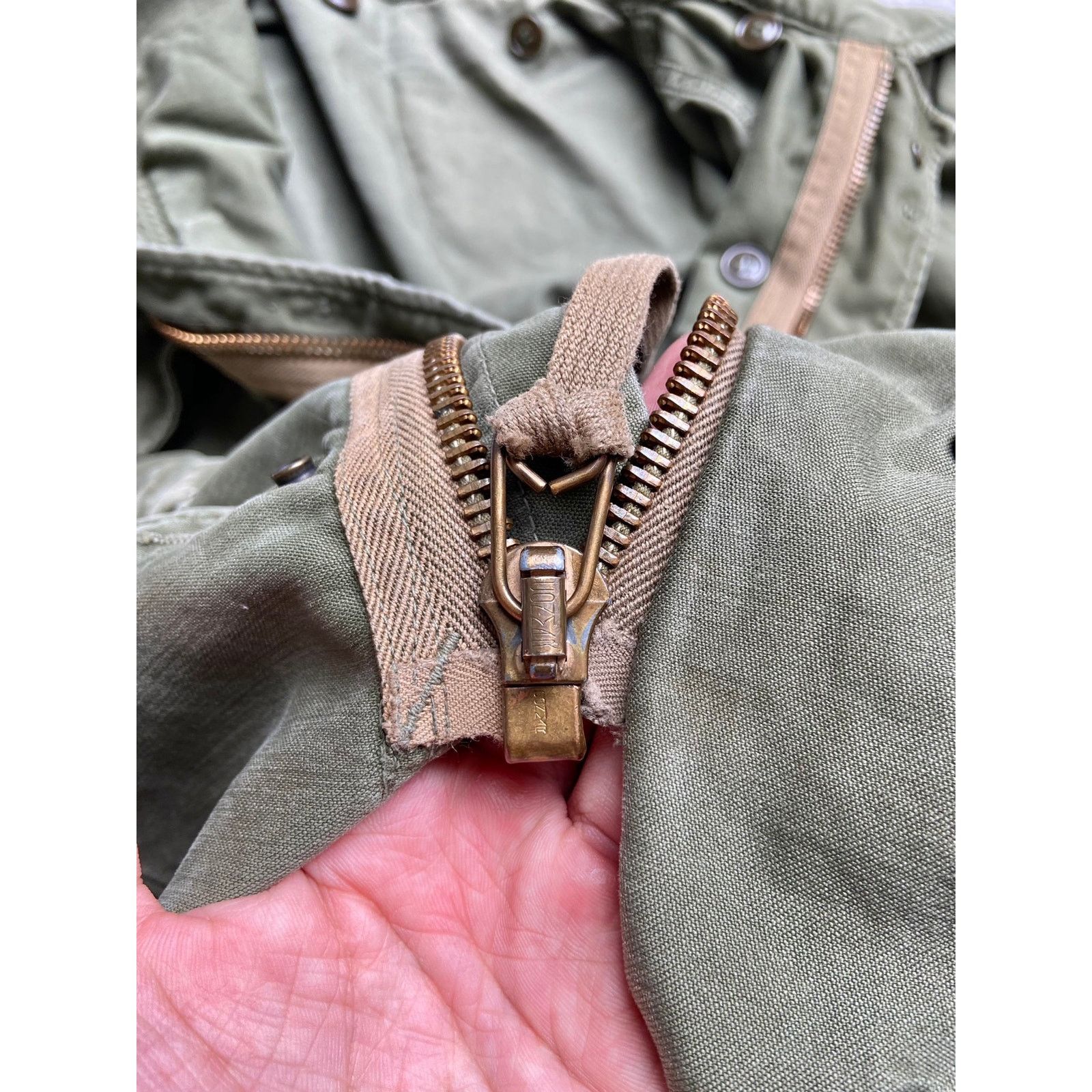 Vintage Vintage 50's Military Green Field Jacket M-1951 OG-107 Size US M / EU 48-50 / 2 - 8 Thumbnail
