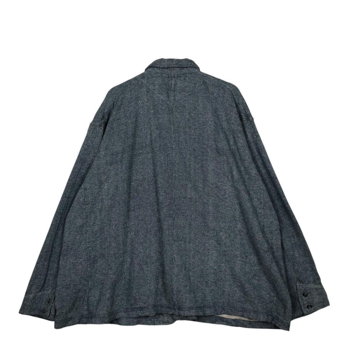 Vintage 🔥VINTAGE CHORE INDIGO BUTTON JACKET WALDI ISSEY MIYAKE Size US L / EU 52-54 / 3 - 10 Thumbnail