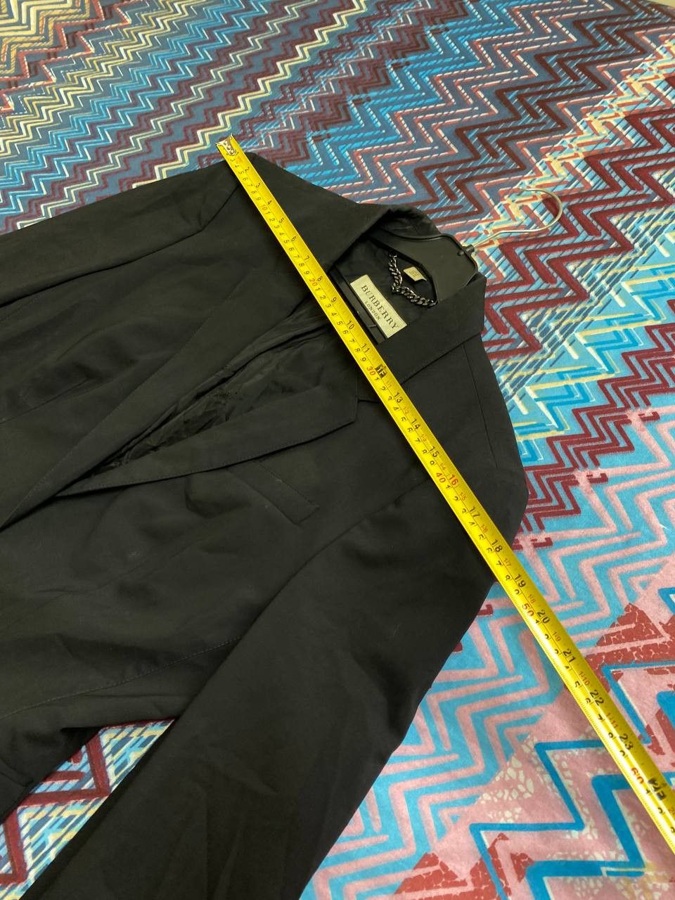 Burberry Blazer Burberry Vintage black streetwear Y2K Size L / US 10 / IT 46 - 14 Thumbnail