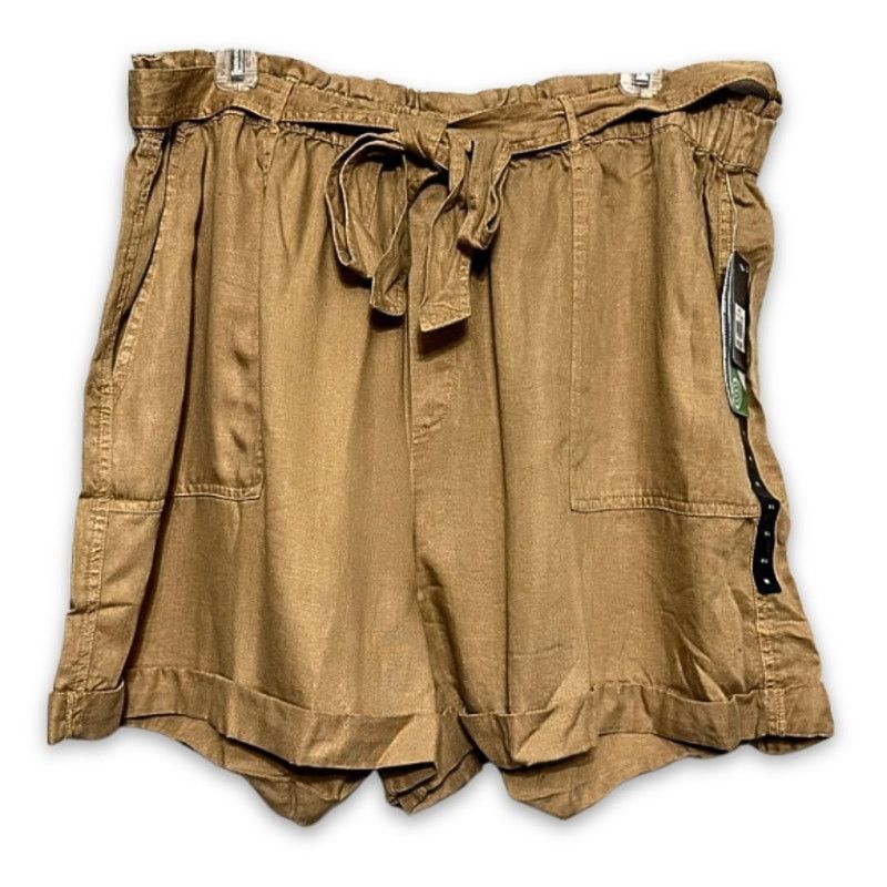 Lucky Brand Lucky Brand Shorts Belted Paperbag Waist Pocket Brown XL NWT Size 36" / US 14 / IT 50 - 2 Thumbnail