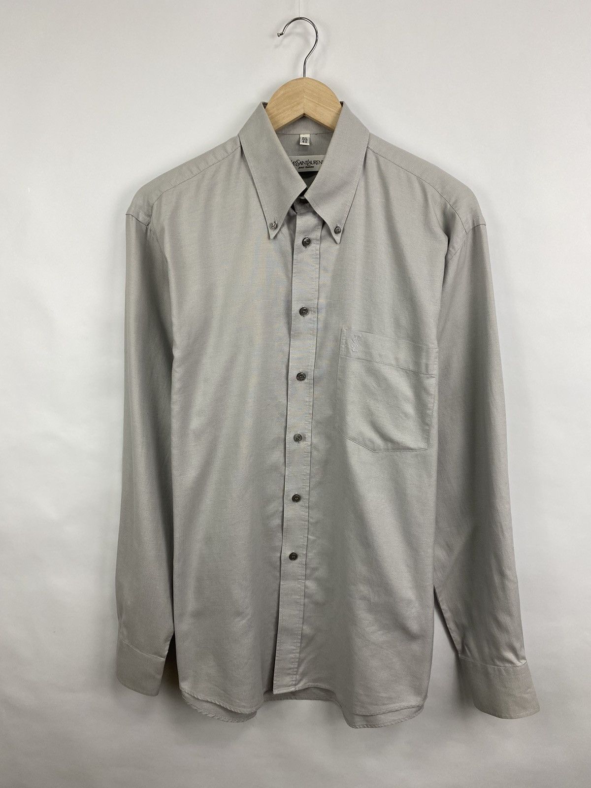 Yves Saint Laurent Vintage 90s Yves Saint Laurent YSL Shirt Rare Retro Y2K Hype Size US XL / EU 56 / 4 - 3 Thumbnail