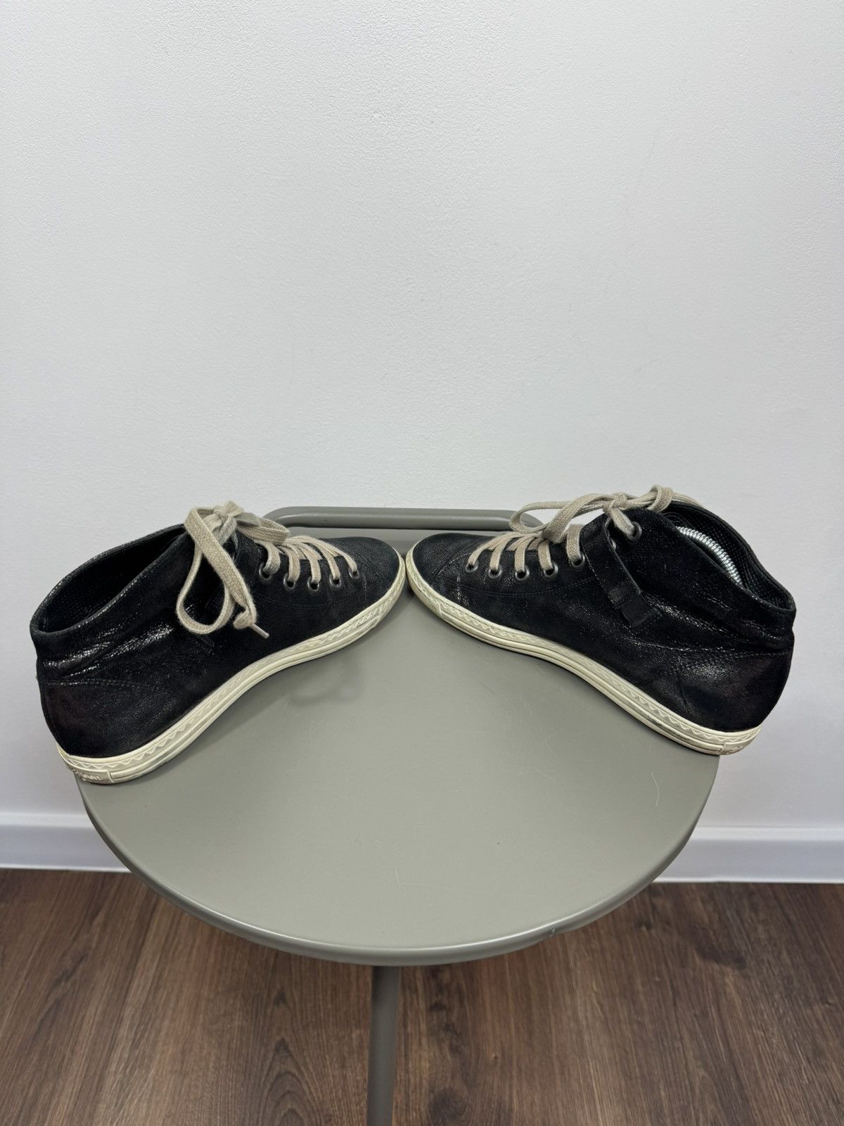 Other Paul Green Black High Top Sneakers Buckle Shoes 39 Size US 8 / IT 38 - 11 Thumbnail