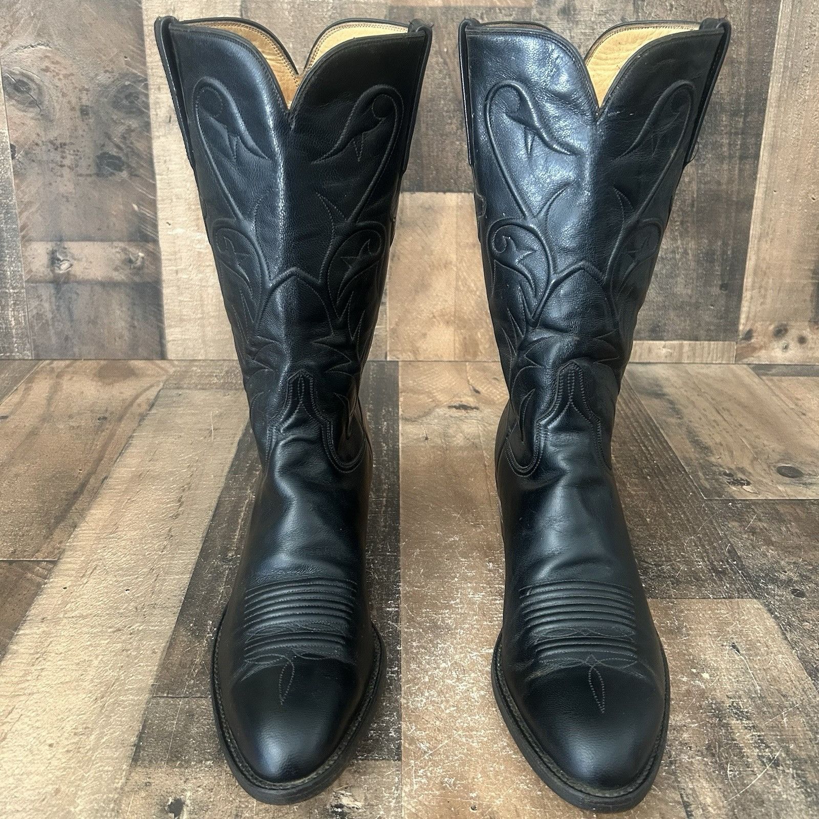 Lucchese Lucchese Classics L681584 Black Cowboy Boots Womens 10.5 B Size US 10.5 / IT 40.5 - 7 Thumbnail