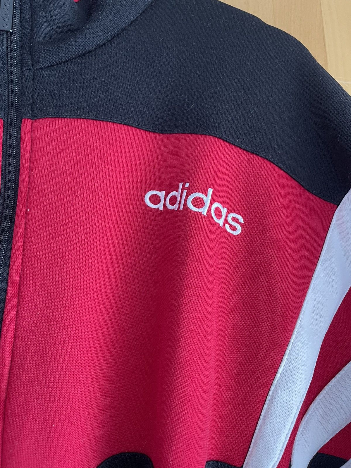 Adidas Vintage 90s Adidas One-Piece Tracksuit / Jumpsuit - Rare Size 50L - 3 Thumbnail