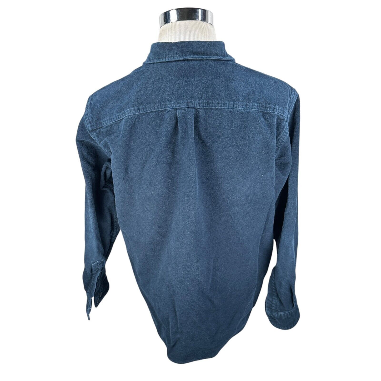 L.L. Bean LL Bean Chamois Cloth Flannel Shirt Men’s L Blue Button Up Size US L / EU 52-54 / 3 - 4 Thumbnail