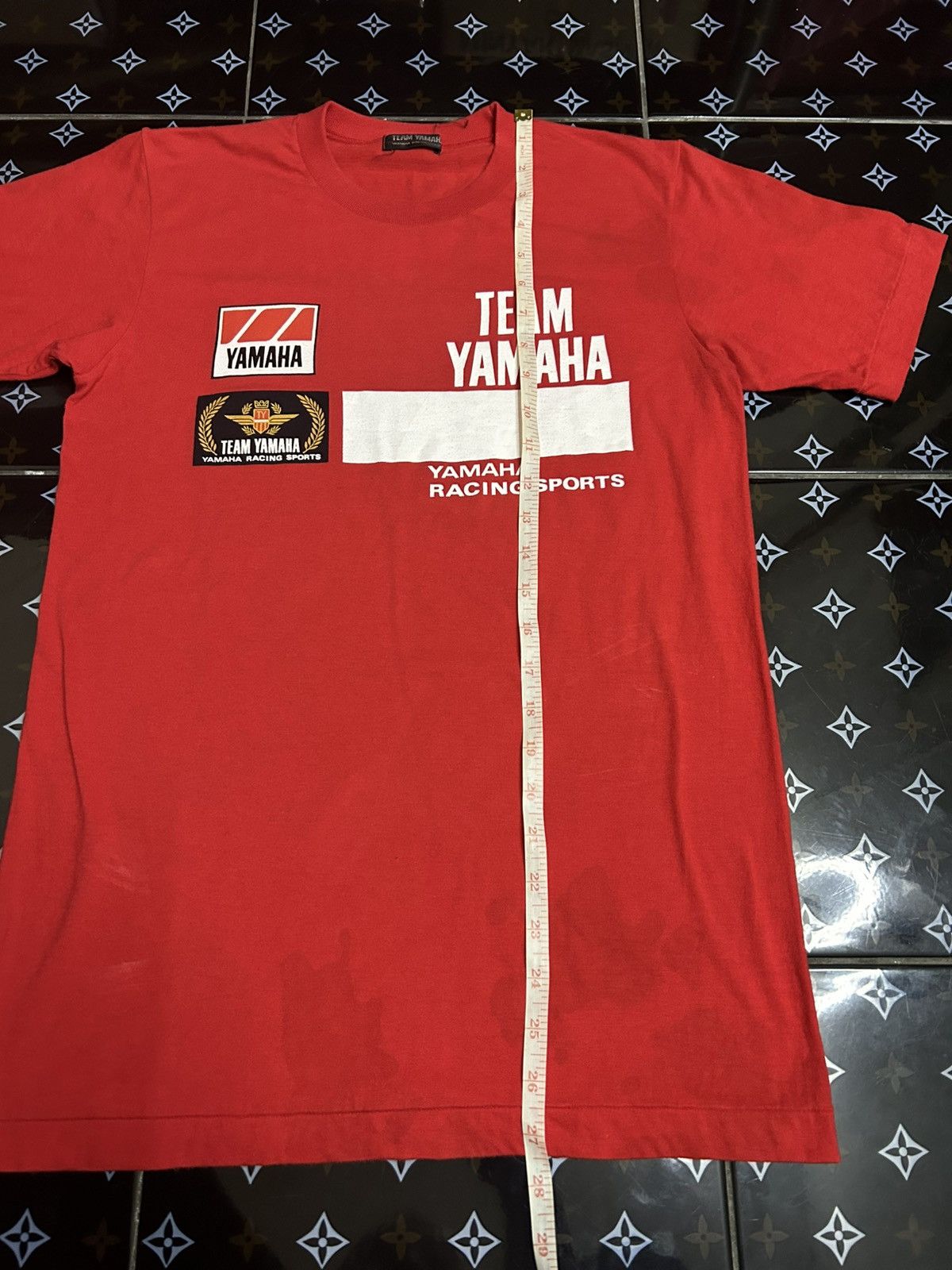 Yamaha Rare Vintage Team Yamaha Racing Sports T-Shirt Made in Japan Size US XXS / EU 40 - 4 Thumbnail