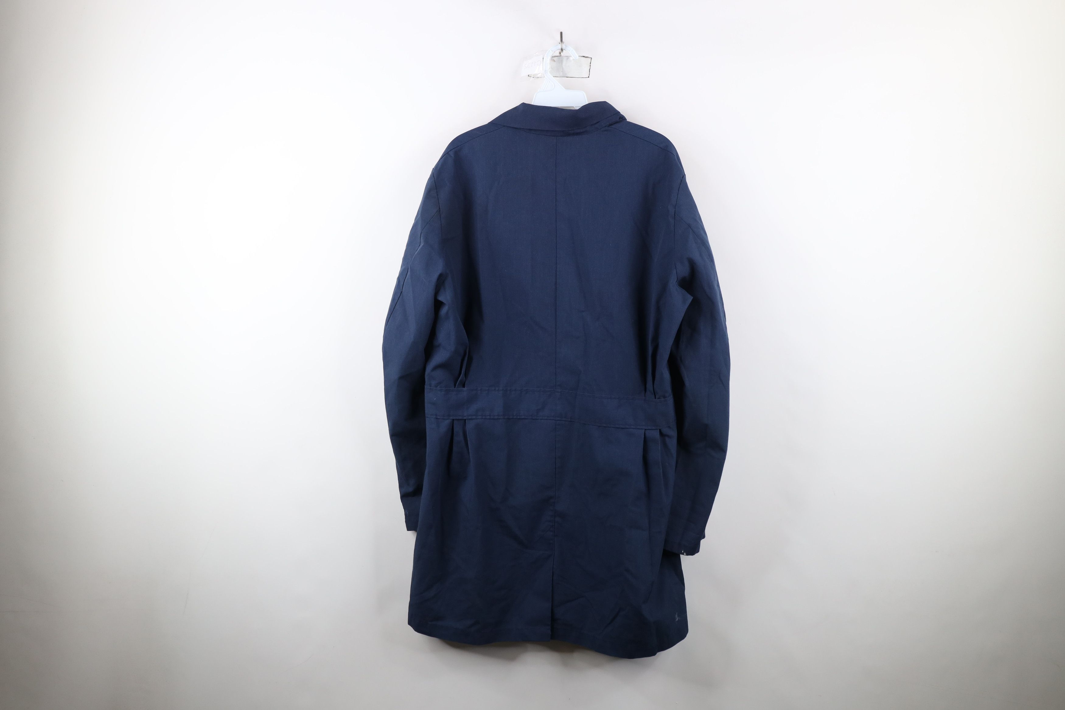 Vintage Vintage 70s Streetwear Mechanic Lab Coat Jacket Blue USA Size US XL / EU 56 / 4 - 13 Thumbnail