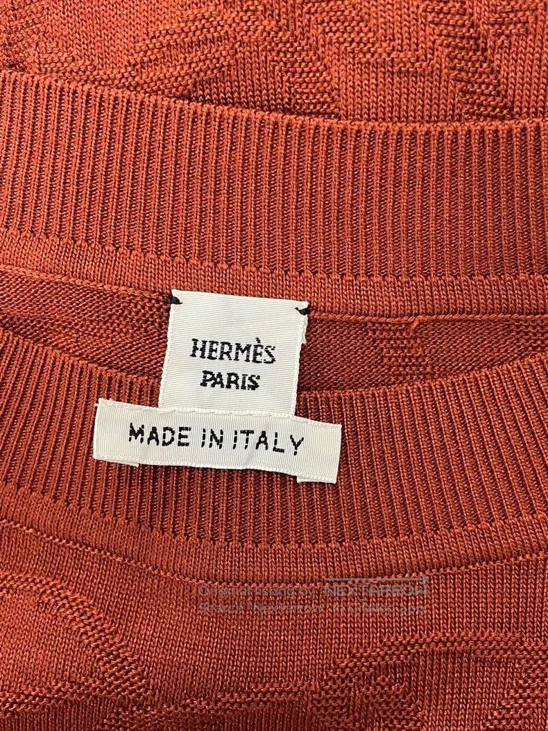 Hermes Hermes Red Pig Nose Print Short Sleeve Top. Size US M / EU 48-50 / 2 - 4 Thumbnail