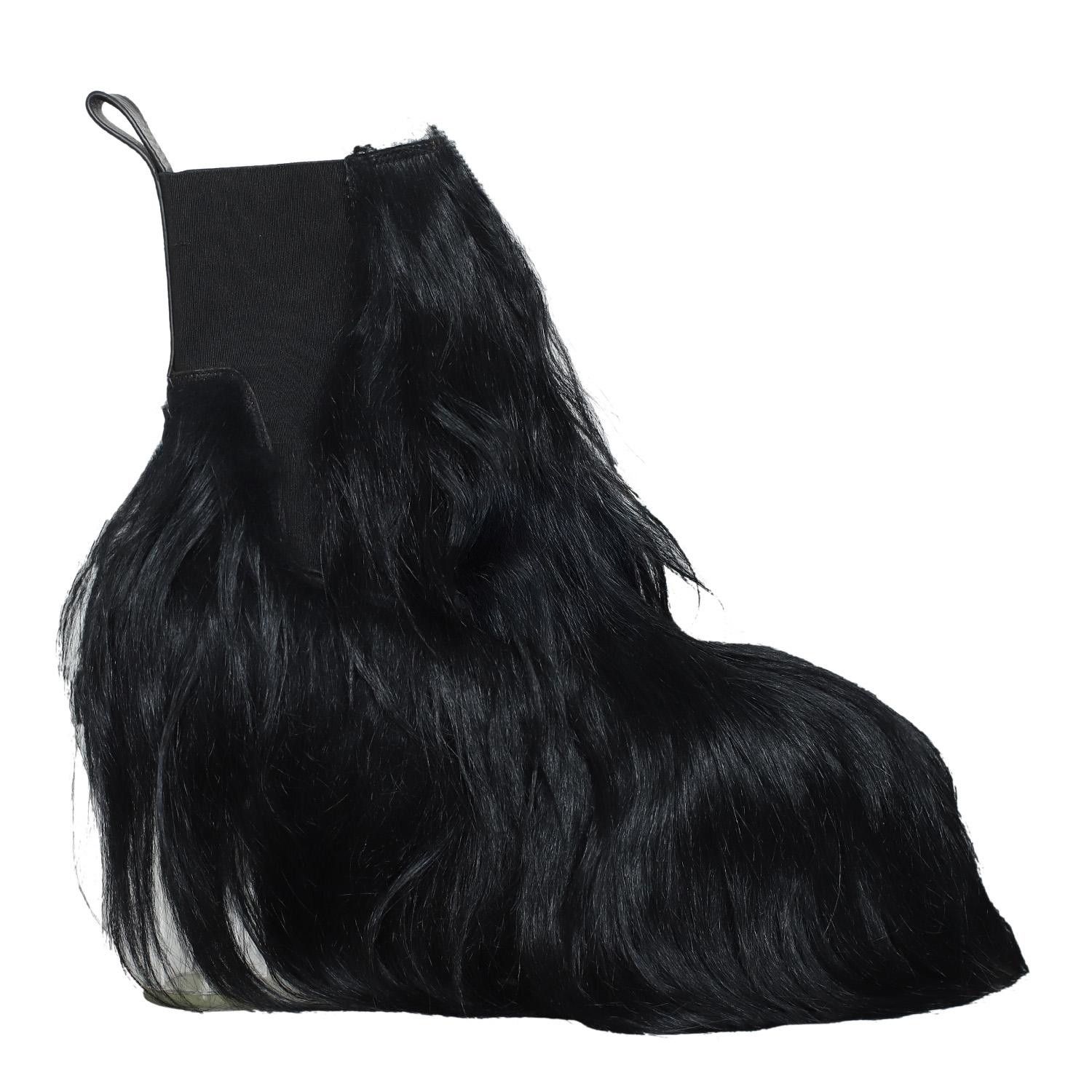 Rick Owens Minimal Grill Beatle 65 in black fur Size US 9 / EU 42 - 8 Thumbnail