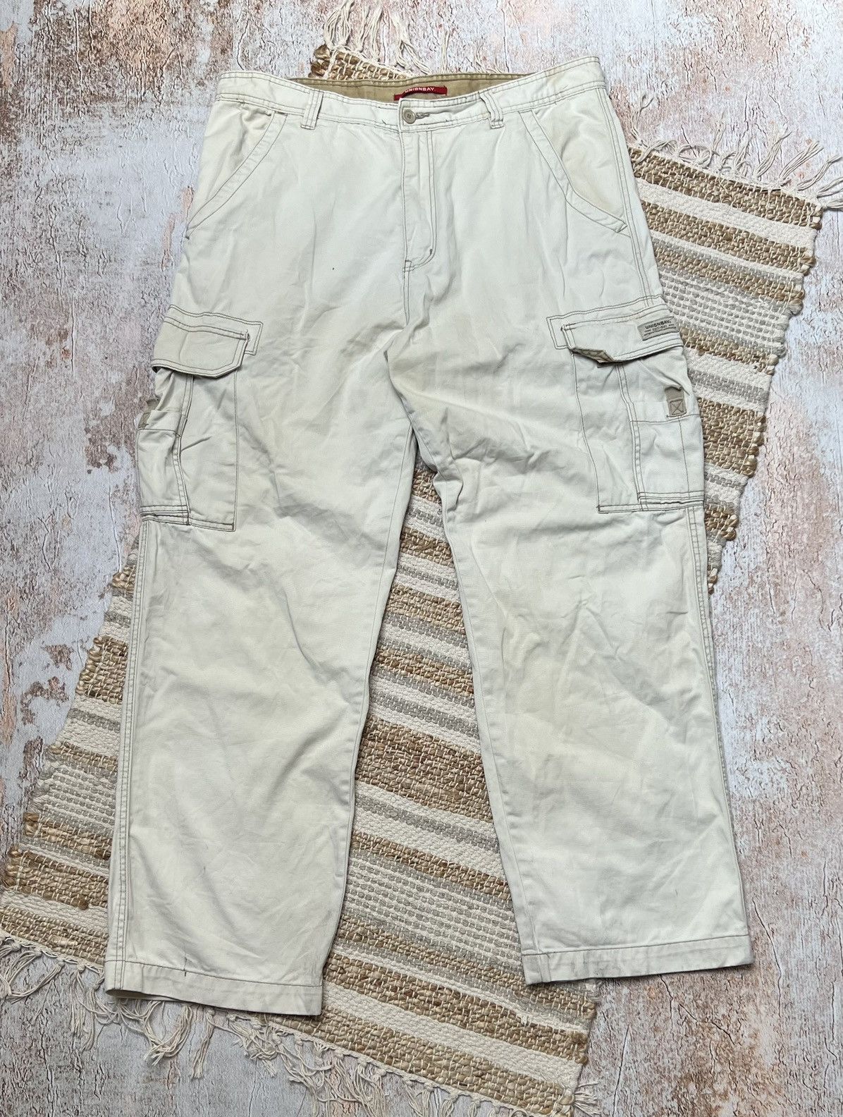 Japanese Brand Vintage Japanese heavy cargo pants Size US 36 / EU 52 - 1 Thumbnail