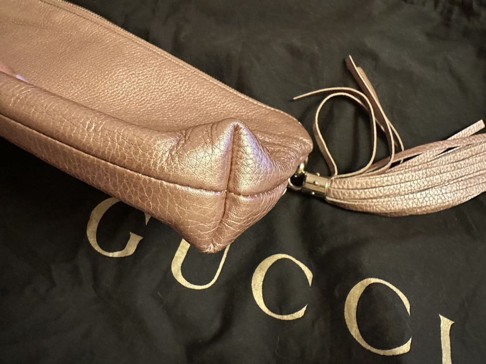 Gucci Gucci Tom Ford Leather Golden Clutch Bag Size ONE SIZE - 5 Thumbnail