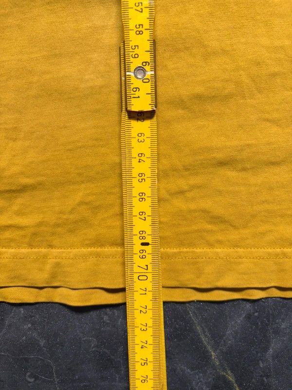 VTMNTS VTMNTS Vetemans Barcode Mustard Tee Shirt Gvasalia Size US L / EU 52-54 / 3 - 10 Thumbnail
