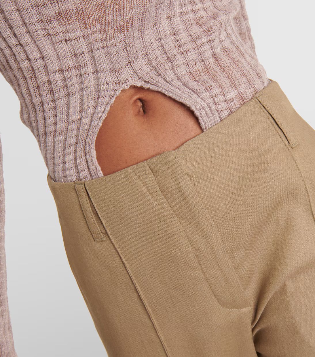 Acne Studios o1y0725 Casual Pant in Khaki Size 28" / US 6 / IT 42 - 2 Thumbnail