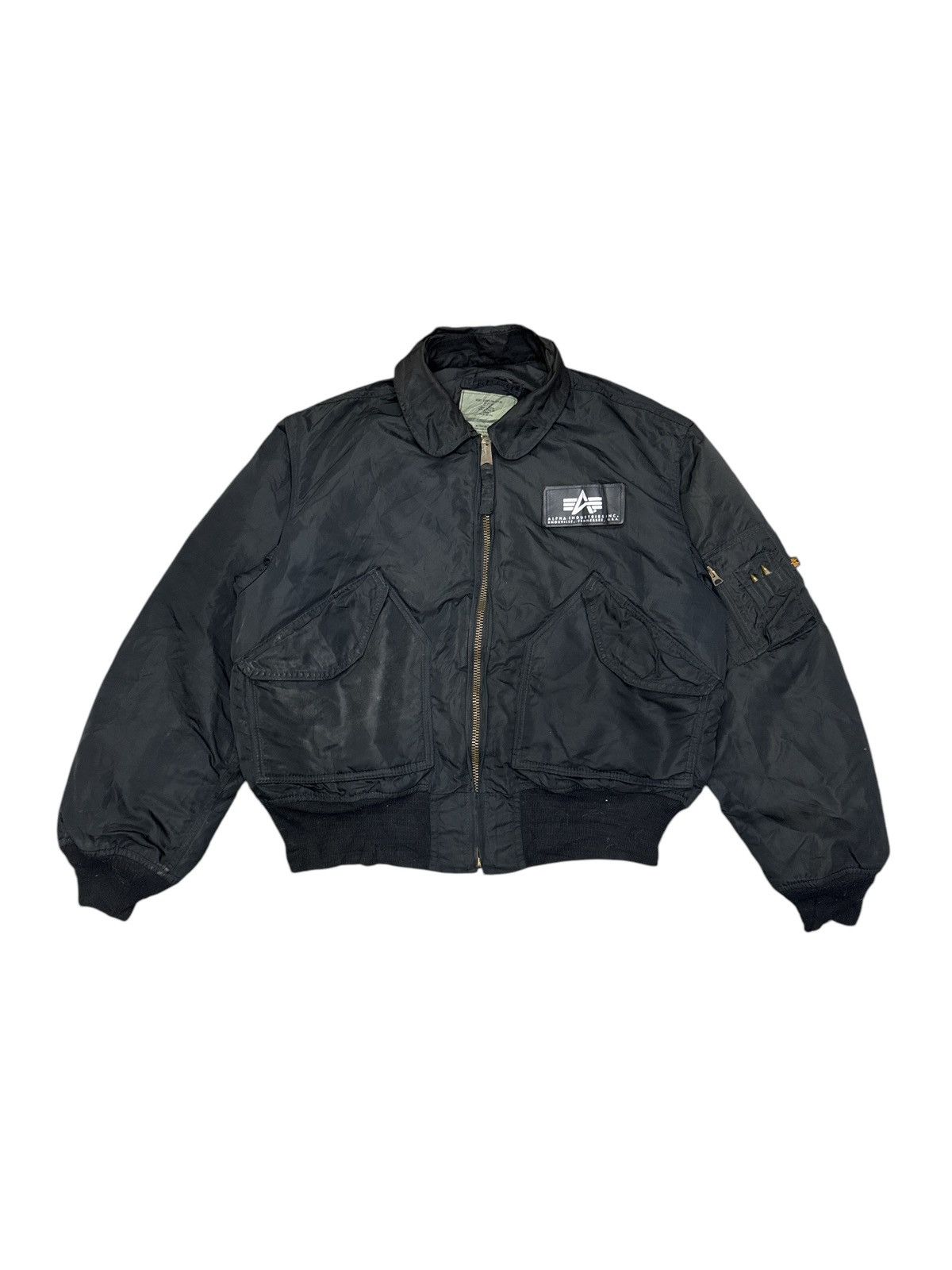 Alpha Industries VINTAGE ALPHA IND. CWU-45/P BOMBER JACKET MEDIUM 3G0007 Size US M / EU 48-50 / 2 - 1 Thumbnail