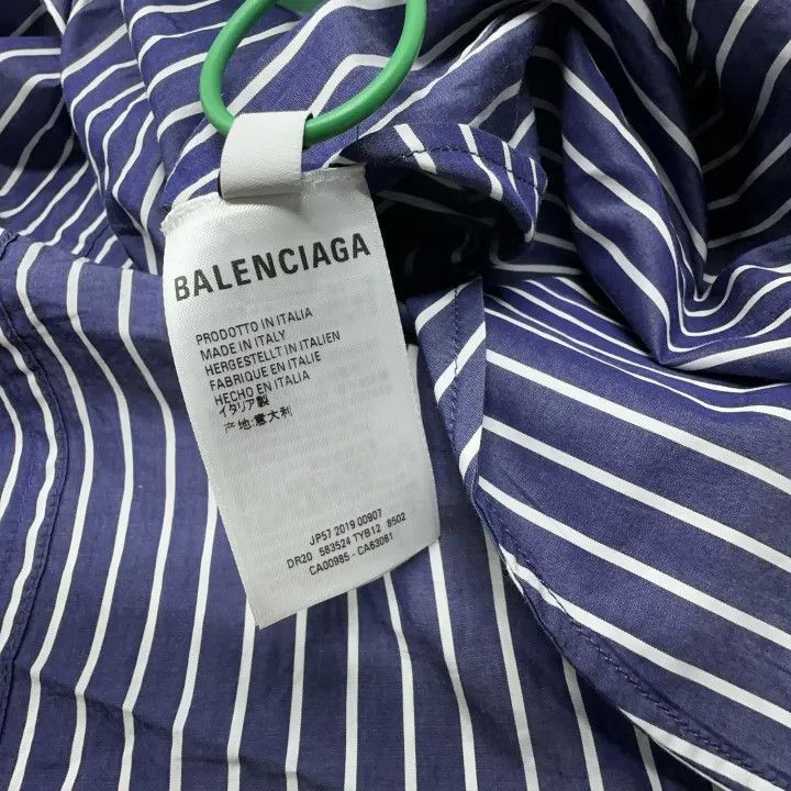 Balenciaga Balenciaga Balenciaga Stylish Striped ButtonUp Shirt -2507 Size US S / EU 44-46 / 1 - 4 Thumbnail