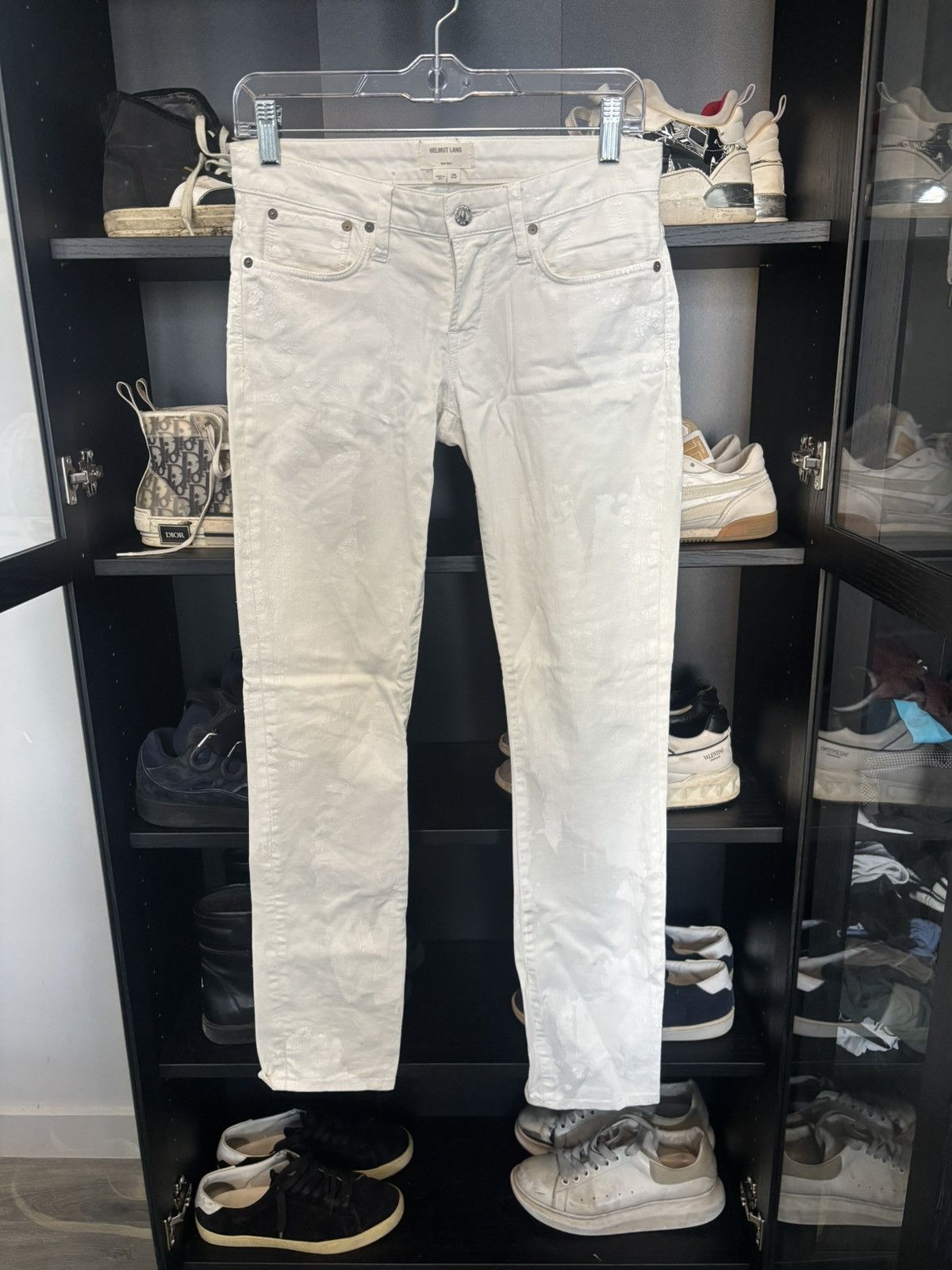 Helmut Lang helmut lang white painter denim jeans Size 25" / US 0 / IT 36 - 1 Thumbnail