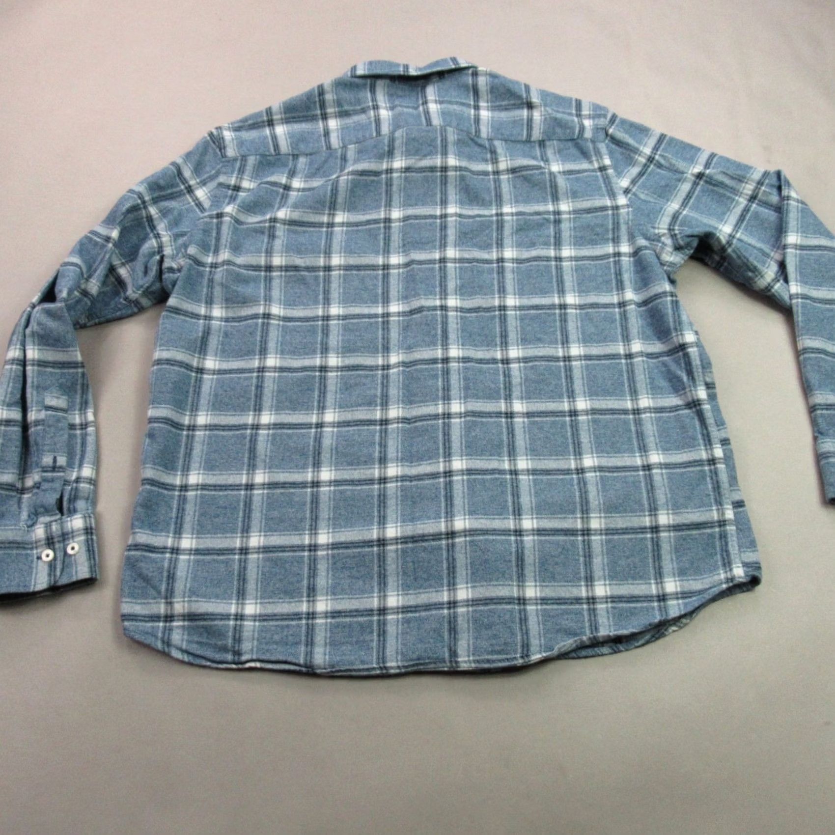 UNTUCKit UNTUCKit Shirt Mens 2XL Long Sleeve Button Front Casual Plaid Slim Fit Blue Shirt Size US XXL / EU 58 / 5 - 5 Thumbnail