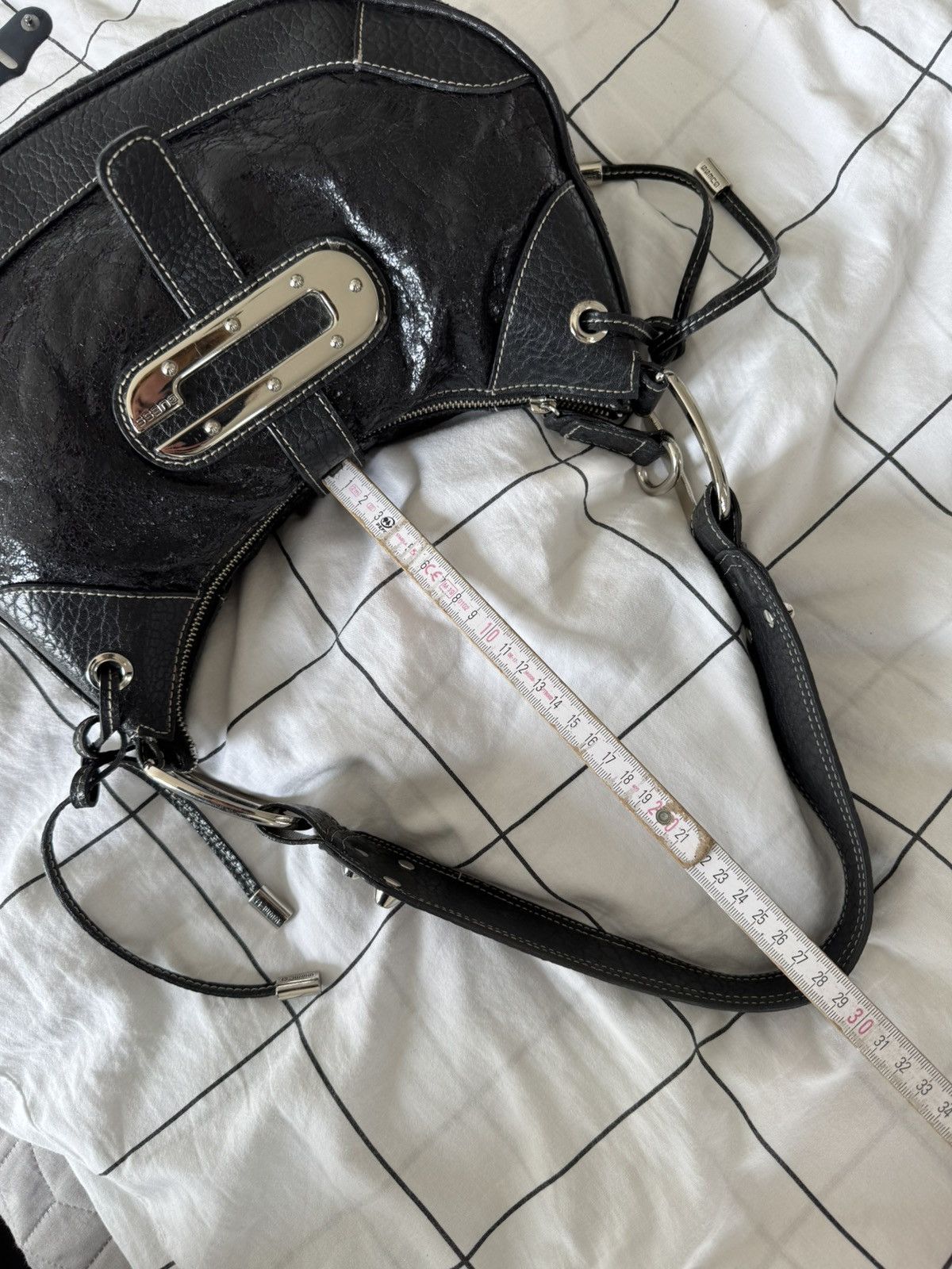 Guess Guess vintage buckle logo bag baguette mini 00s Y2k Handbag Size ONE SIZE - 22 Thumbnail