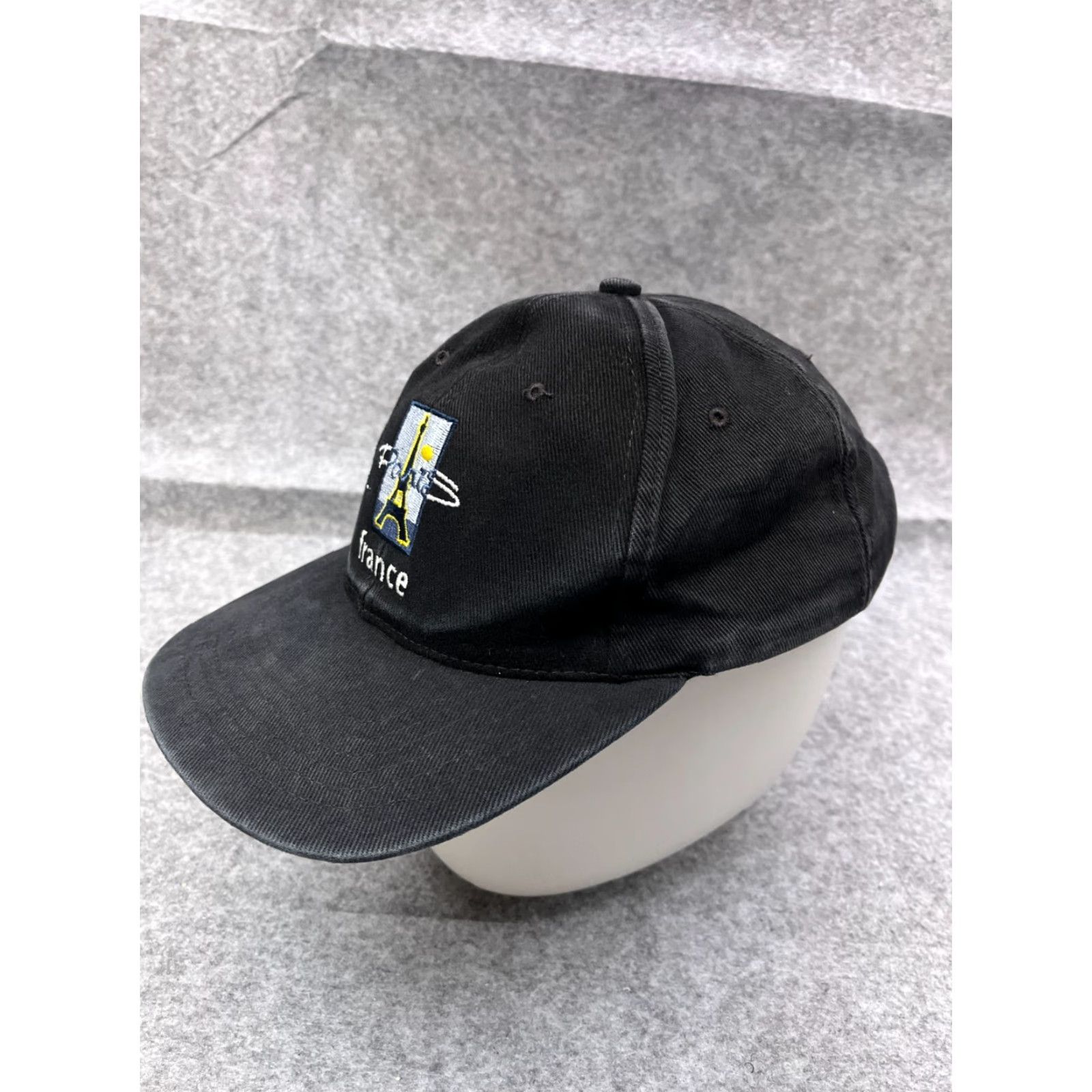 Vintage Sodima Paris Logo Hat Cap - Black Cotton Twill Baseball Cap - One Size Adjustable - Unisex Adults Size ONE SIZE - 4 Thumbnail
