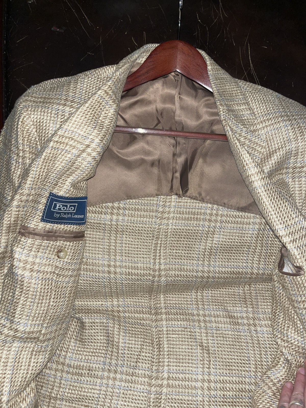 Polo Ralph Lauren Polo Ralph Lauren Blue Label Silk Linen 3/2 Roll Blazer 42 Size 42R - 10 Thumbnail