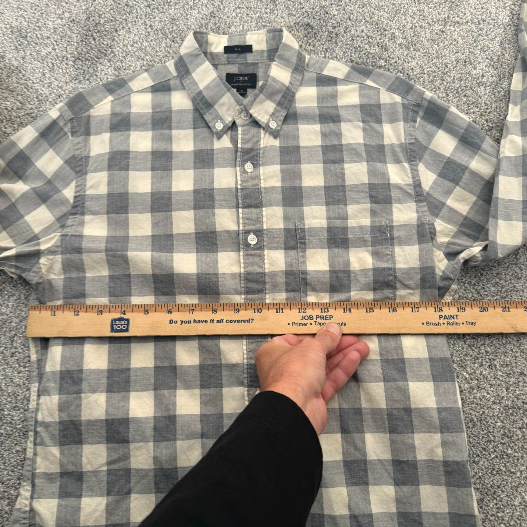 J.Crew J. Crew Button-Up Shirt Mens M Slim Fit Gingham Checkered Academia Preppy Shirt Casual Business Travel Multicolor Cotton Size US M / EU 48-50 / 2 - 7 Thumbnail