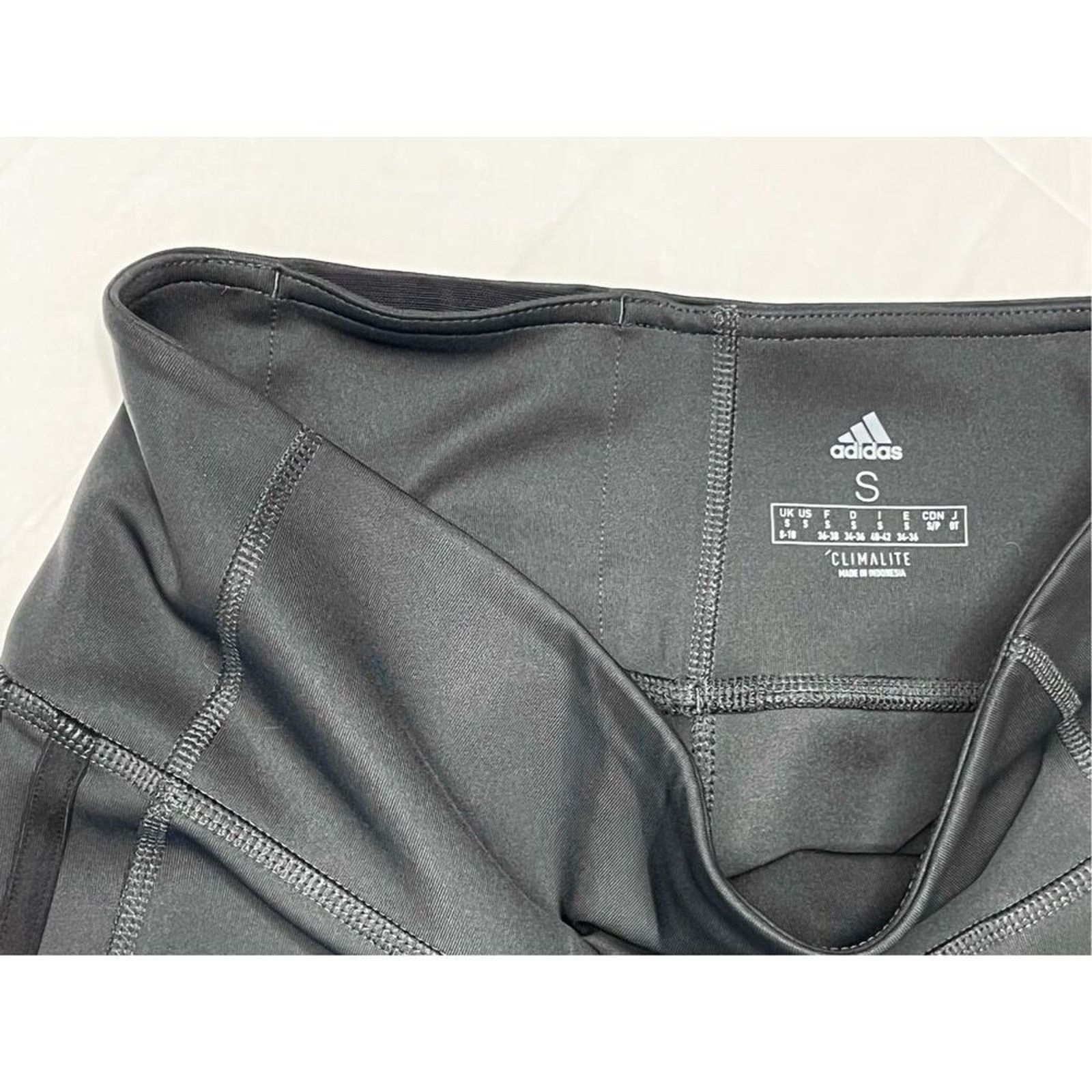 Adidas Adidas Carbon Side Stripes Essential Pants SMALL Sportswear Size 26" / US 2 / IT 38 - 7 Thumbnail