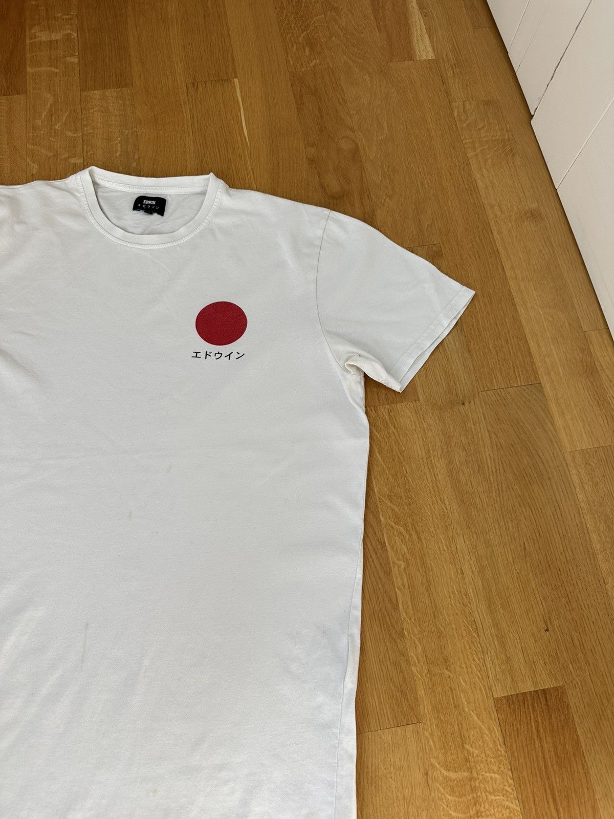 Edwin Men’s Edwin Japanese Sun Set T-shirt M Size White Size US M / EU 48-50 / 2 - 4 Thumbnail