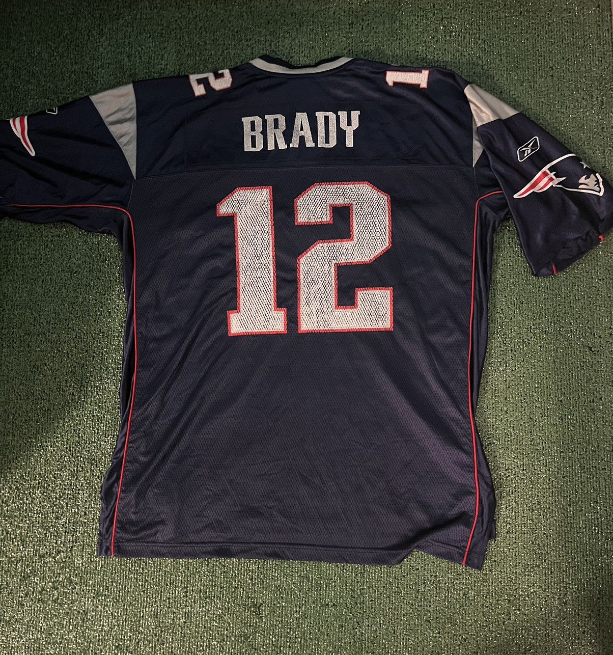 Reebok Vintage Reebok Patriots Tom Brady #12 XXL Jersey NFL Size US XXL / EU 58 / 5 - 2 Thumbnail