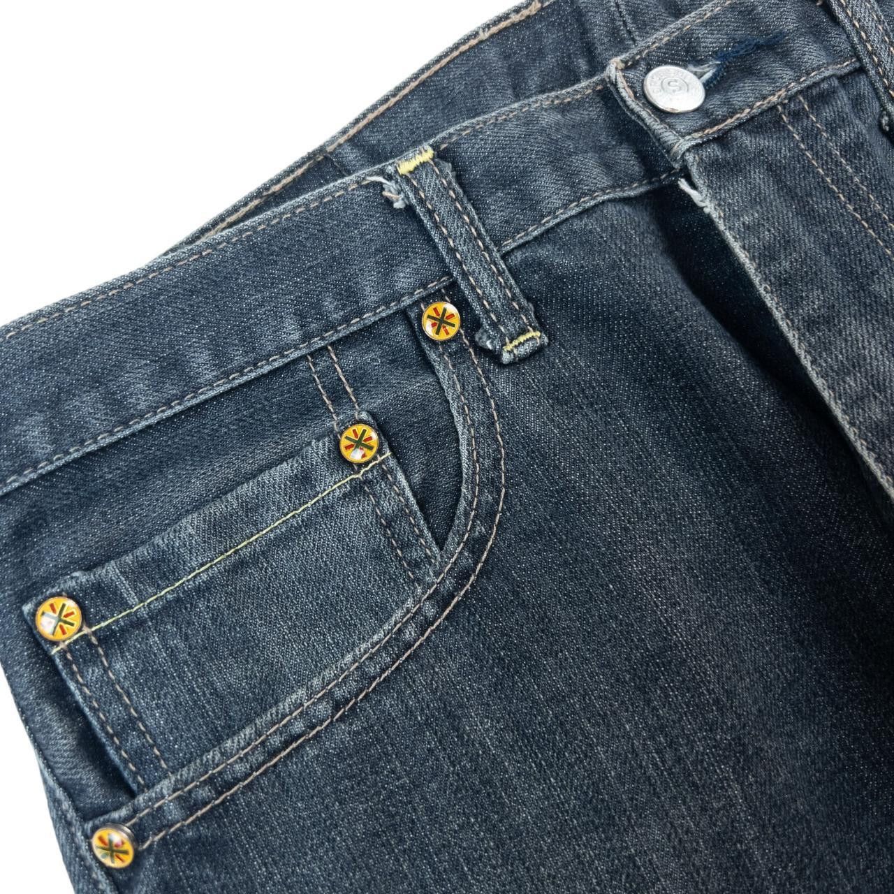 Other Vintage Sugoi Japanese Fish Embroidered Denim Jeans Size W33 Size US 33 - 5 Thumbnail