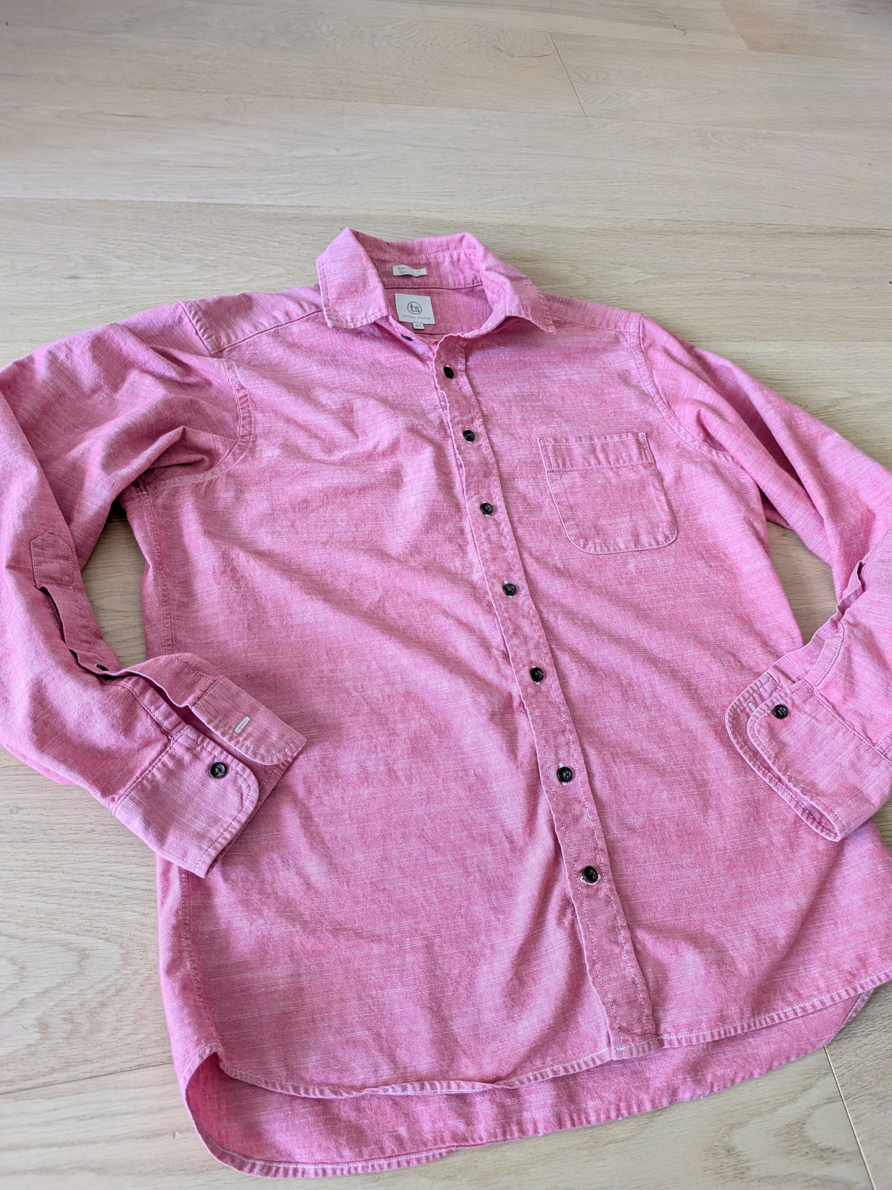 Taylor Stitch Made in USA - Taylor Stitch Chambray Shirt Size US M / EU 48-50 / 2 - 3 Thumbnail
