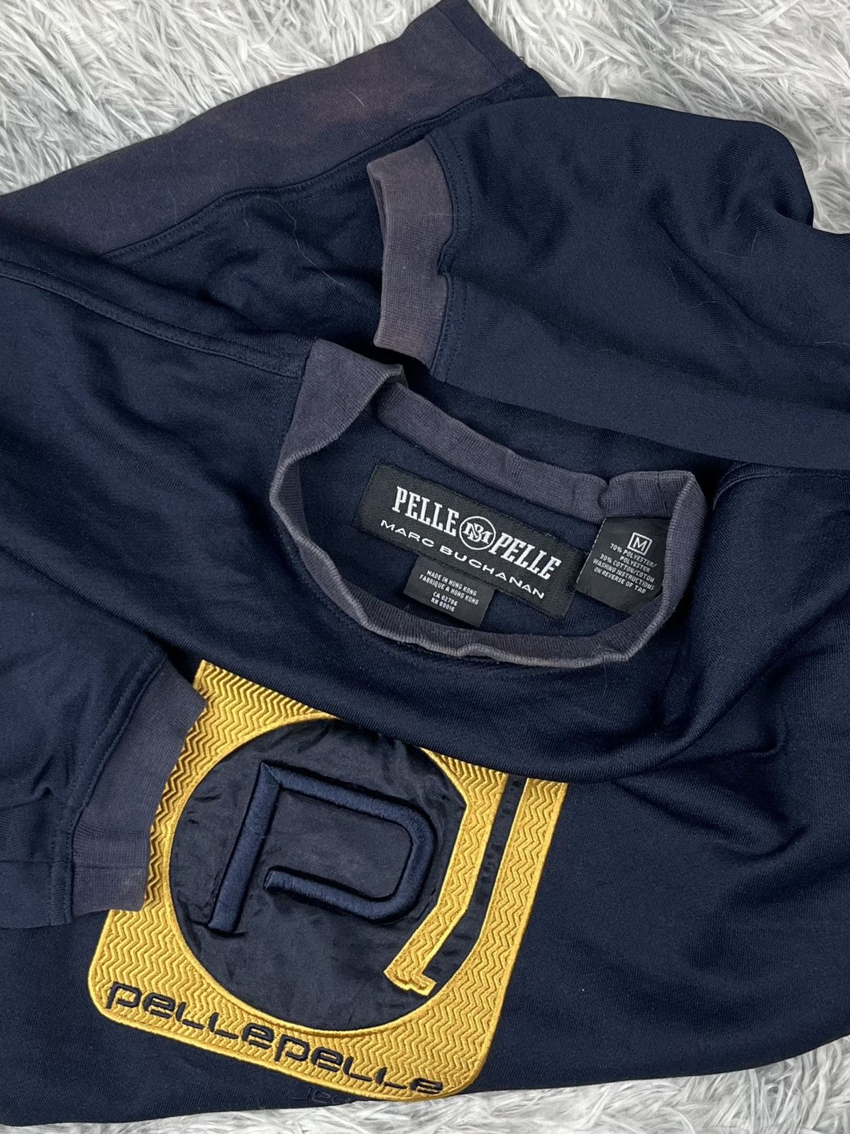 Pelle Pelle Vintage 90s Pelle Pelle Big Logo Sweatshirt Size US M / EU 48-50 / 2 - 7 Thumbnail