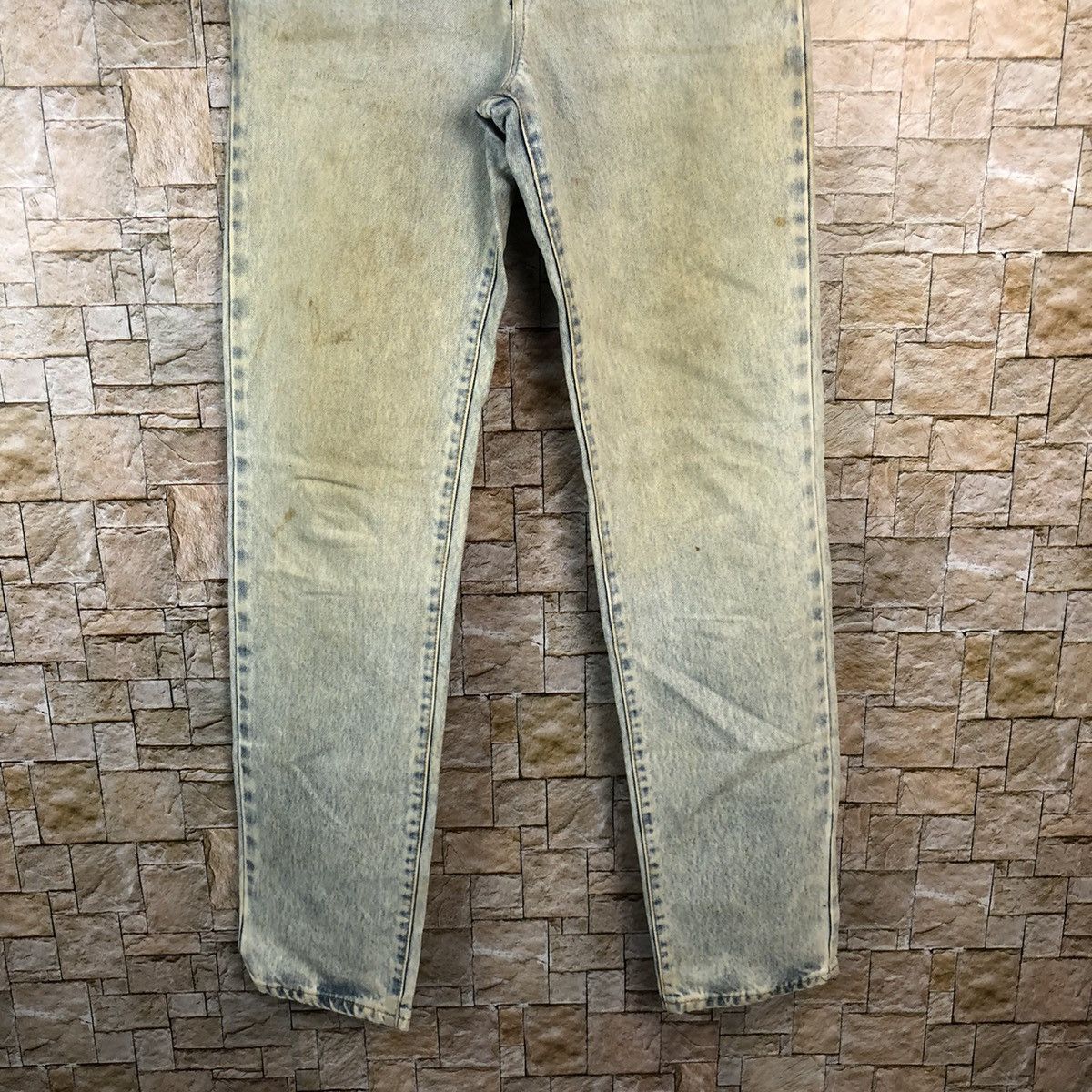 Edwin Edwin faded Blue vintage Denim Pants #A1172 Size US 28 / EU 44 - 3 Thumbnail