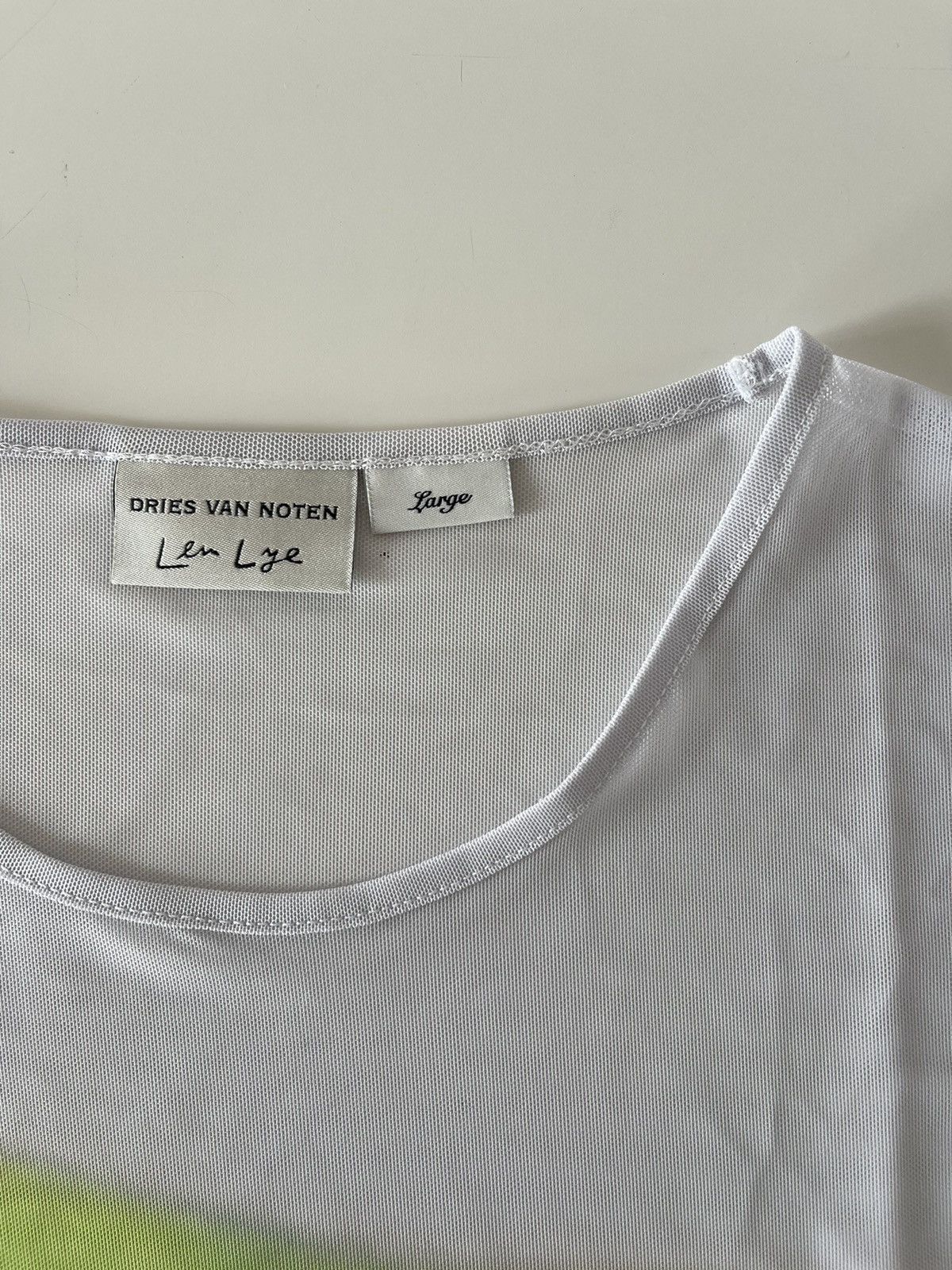 Dries Van Noten Len Lye Stripe Mesh Top Size L / US 10 / IT 46 - 5 Thumbnail