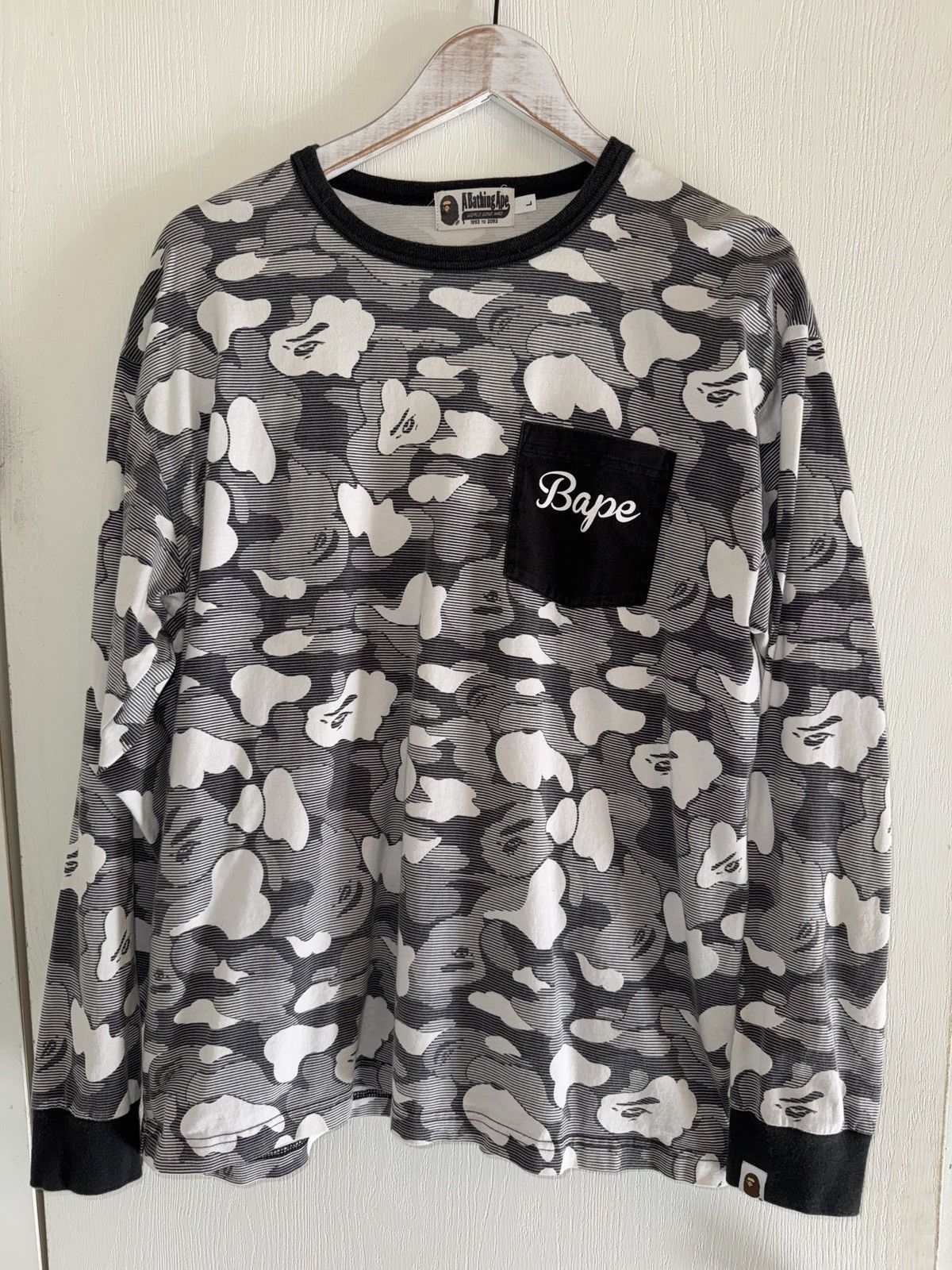 Bape Bape Vintage Pop Art LS Tee Size US L / EU 52-54 / 3 - 1 Thumbnail