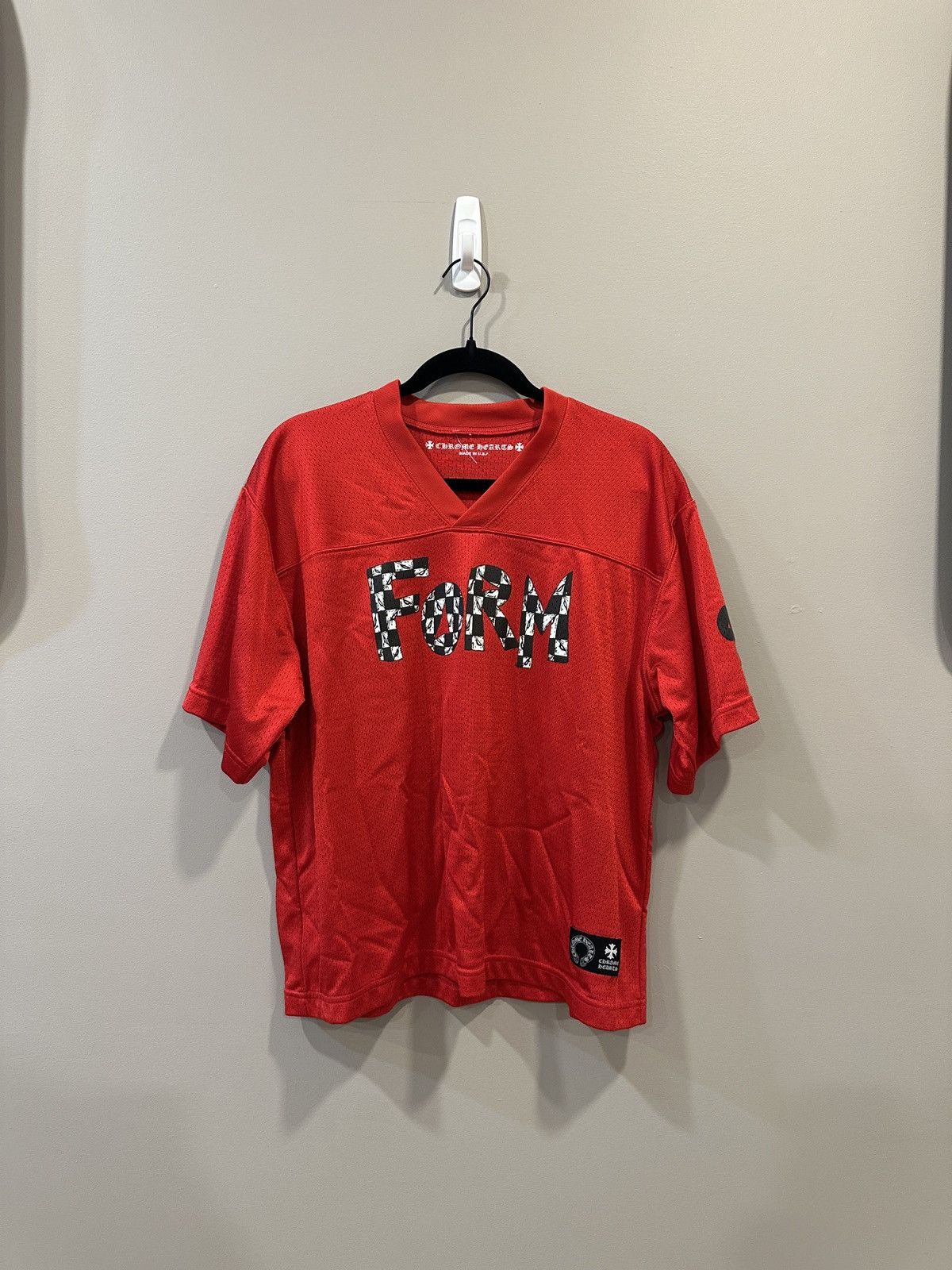 Chrome Hearts Chrome Hearts Matty Form Red Jersey Size US S / EU 44-46 / 1 - 1 Thumbnail