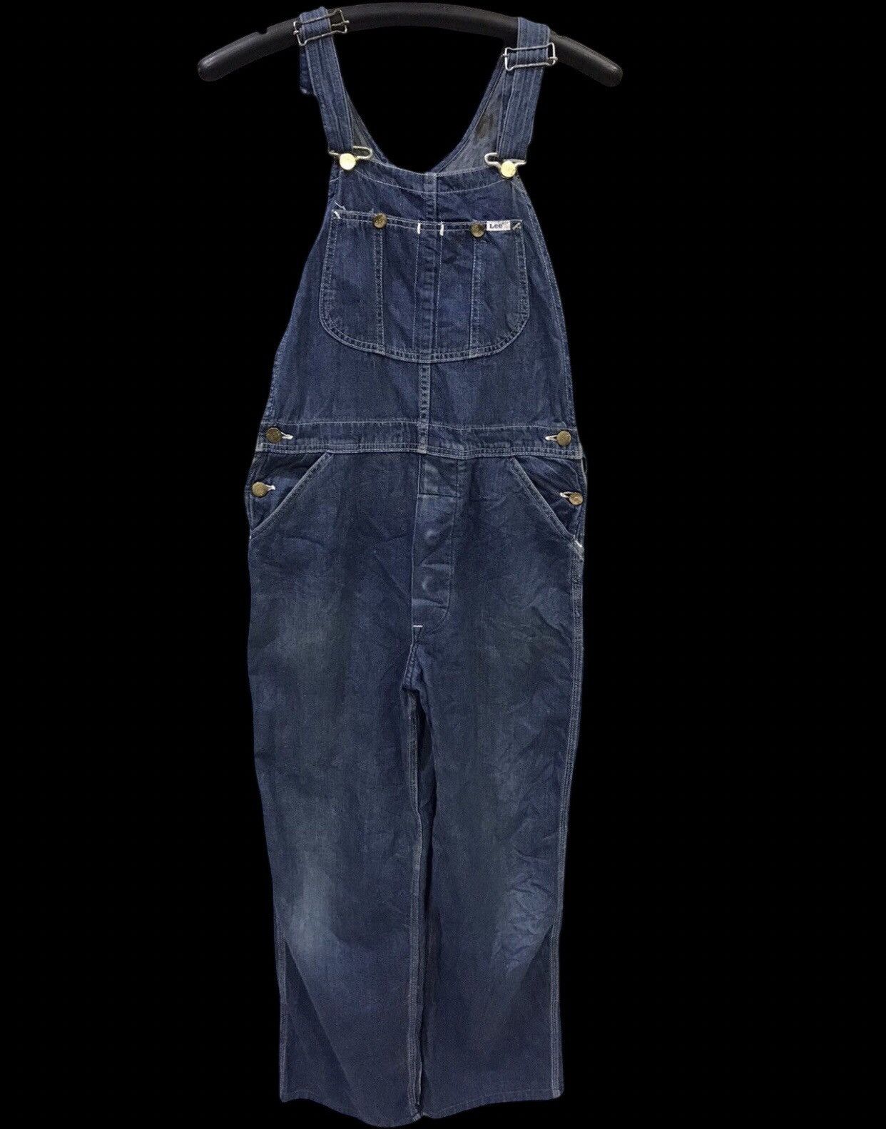 Ultra Rare Vintage 70s Lee Denim Overall Made in USA